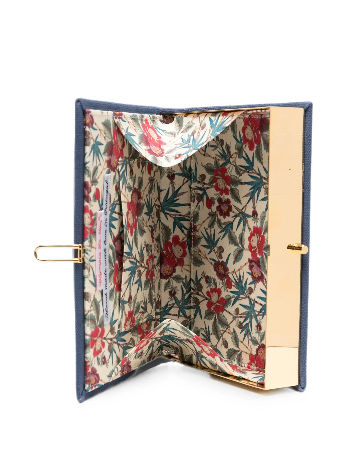 Claude Monet embroidered clutch bag