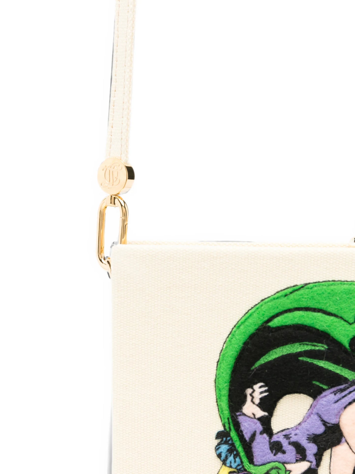 Catwoman embroidered clutch bag
