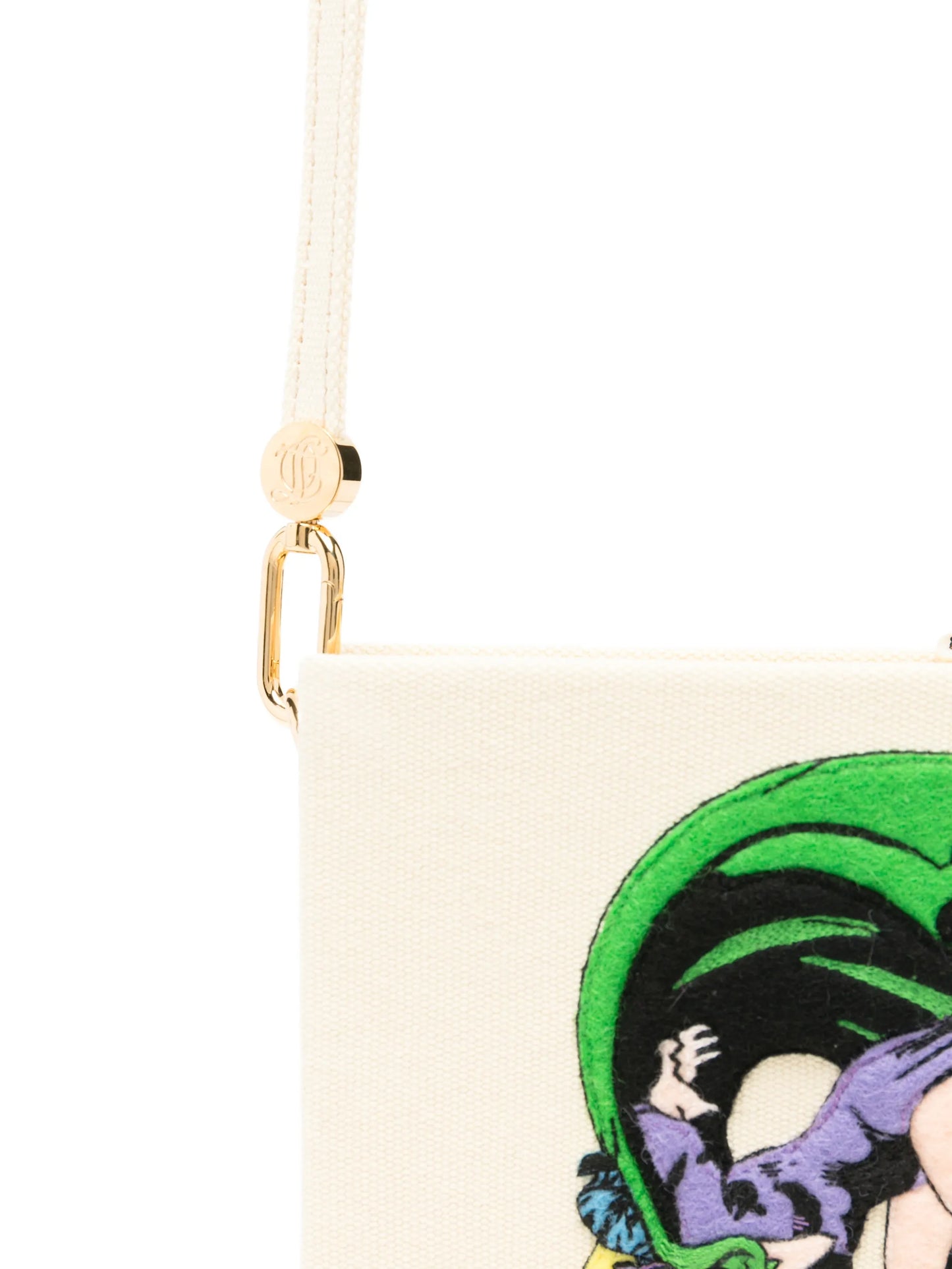 Catwoman embroidered clutch bag