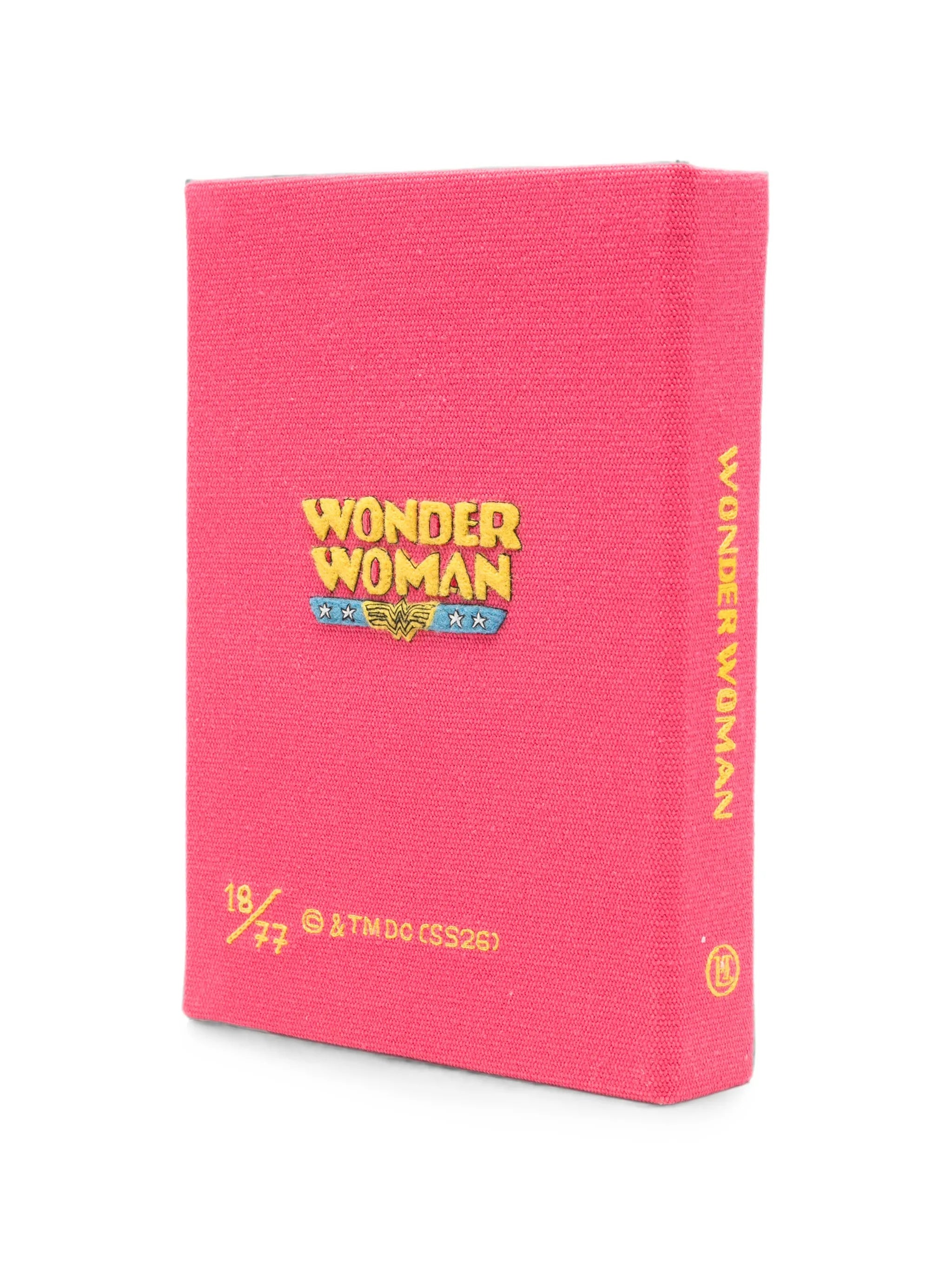 Wonder Woman embroidered clutch bag