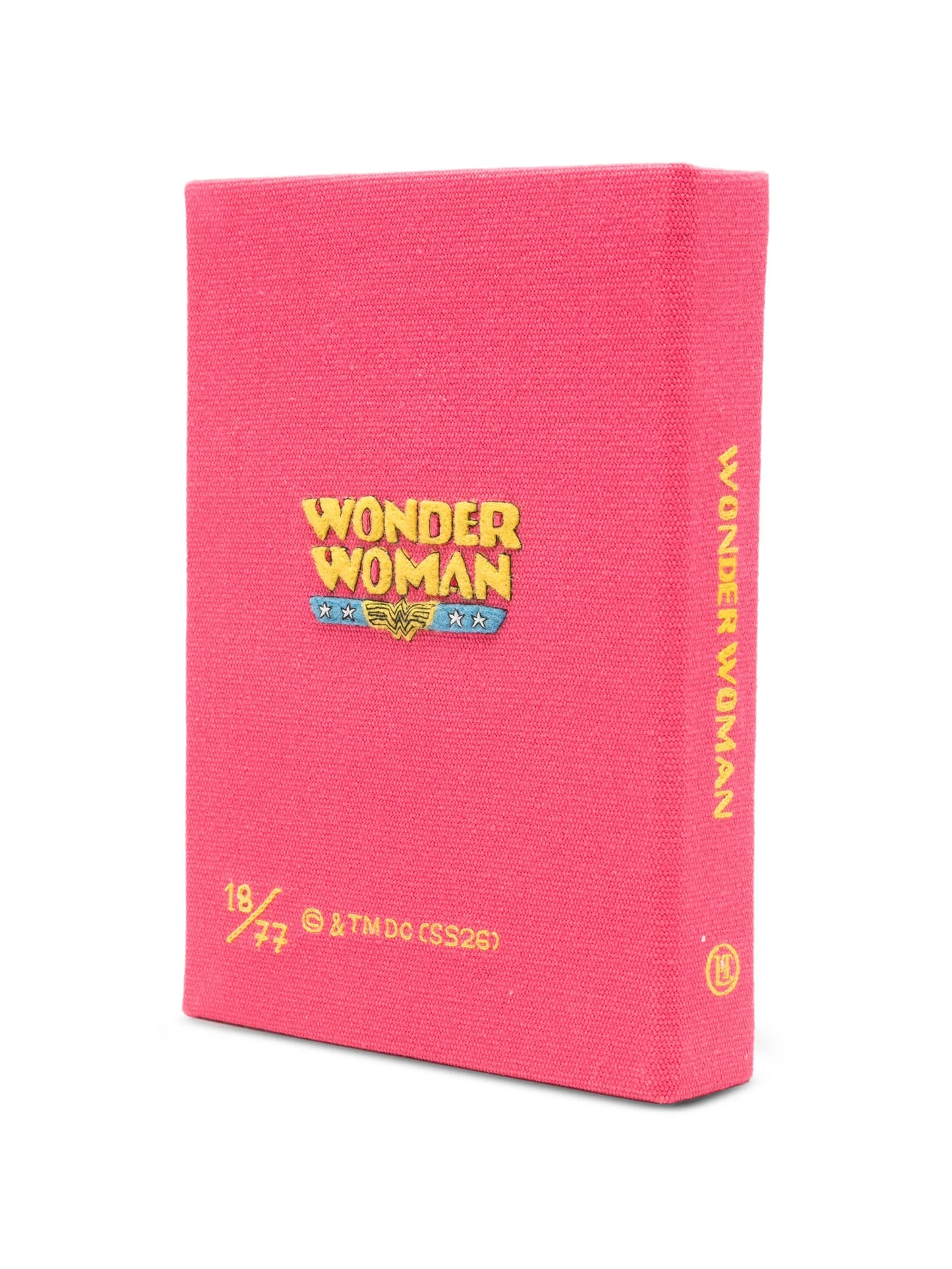 Wonder Woman embroidered clutch bag