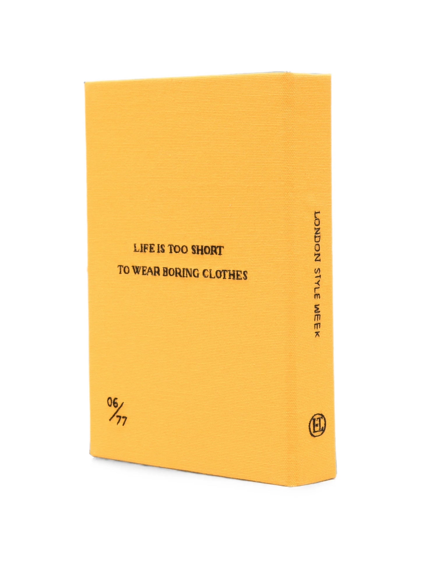 London Style Week book clutch bag