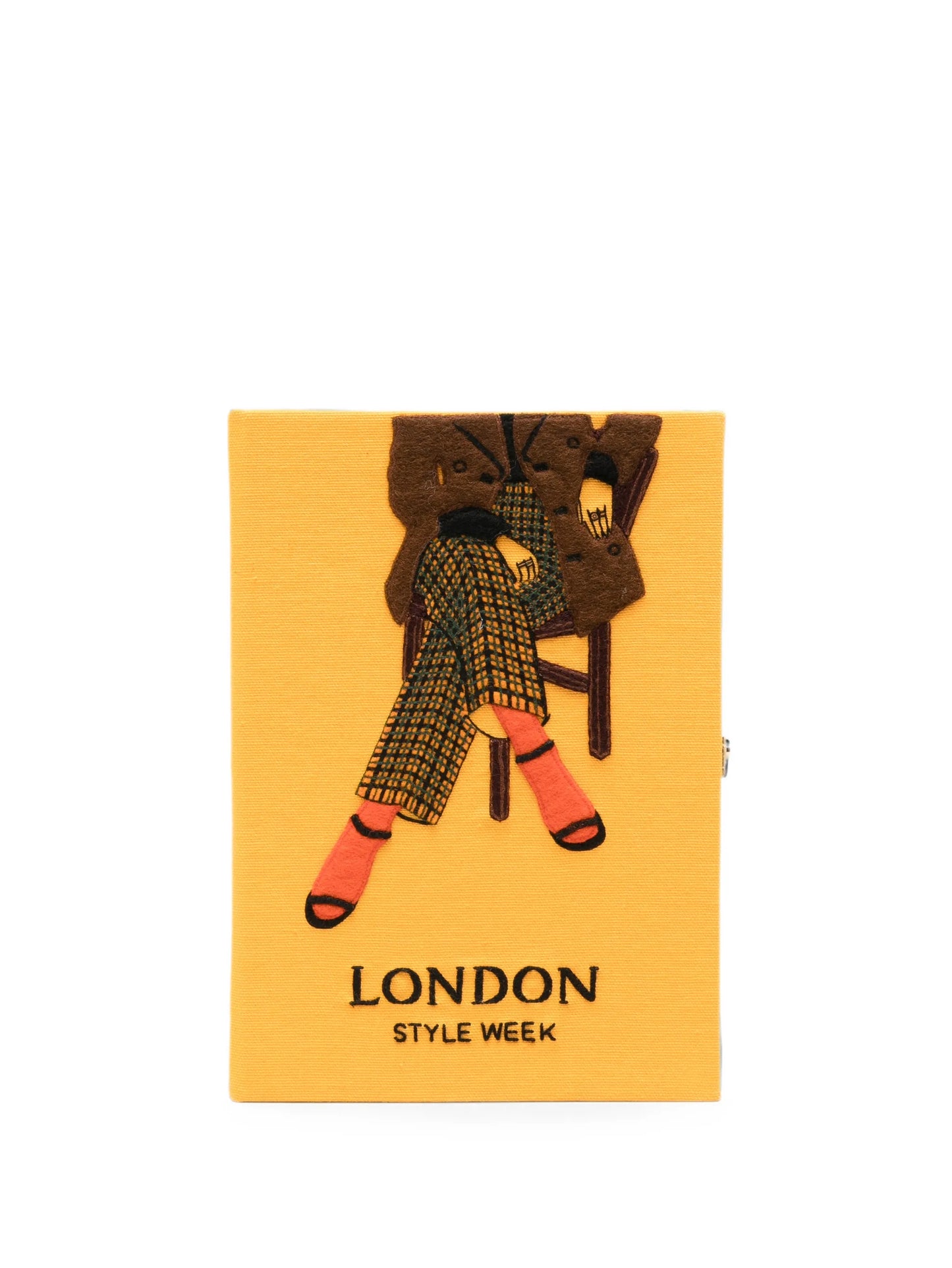 London Style Week book clutch bag