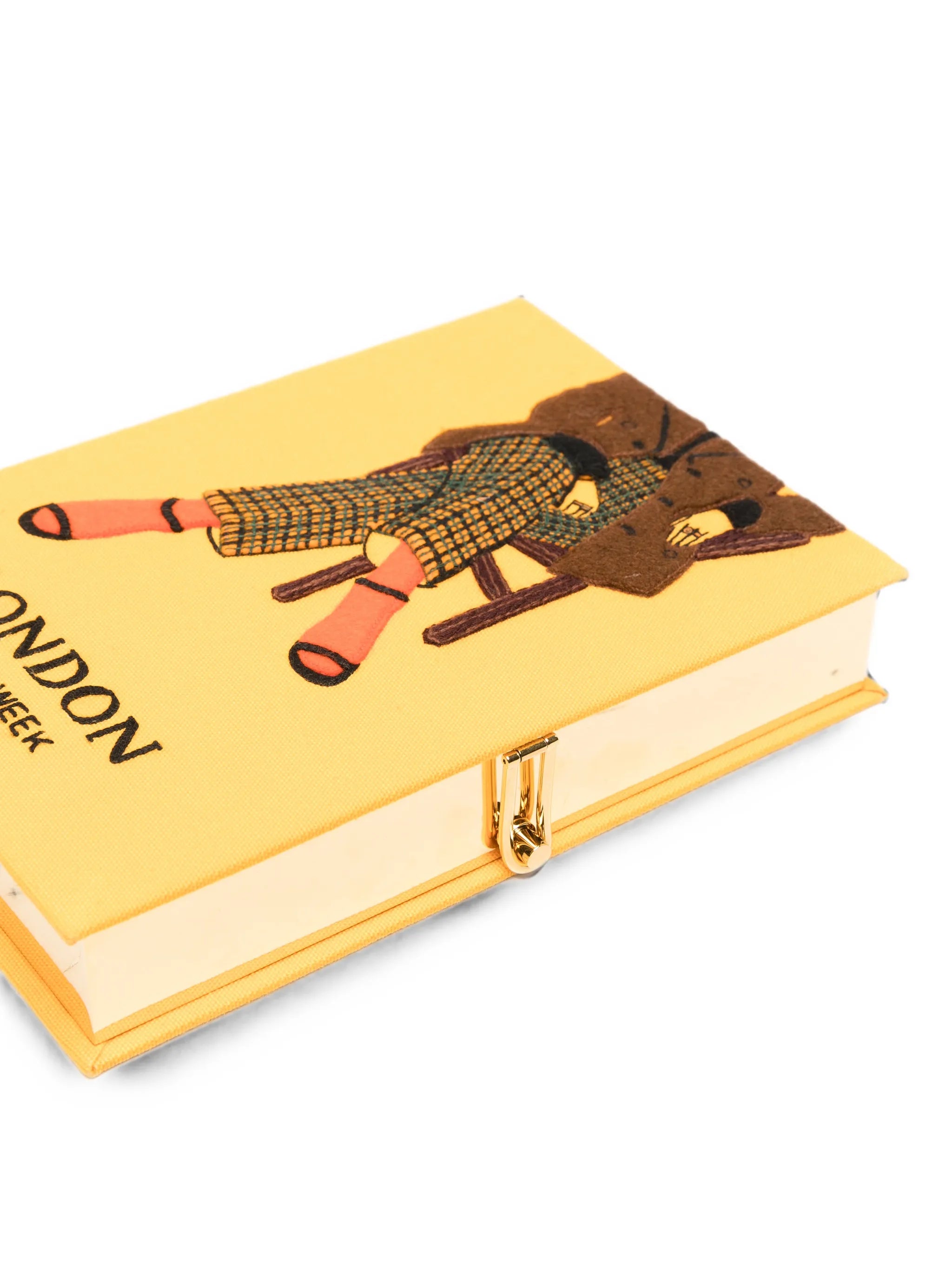 London Style Week book clutch bag