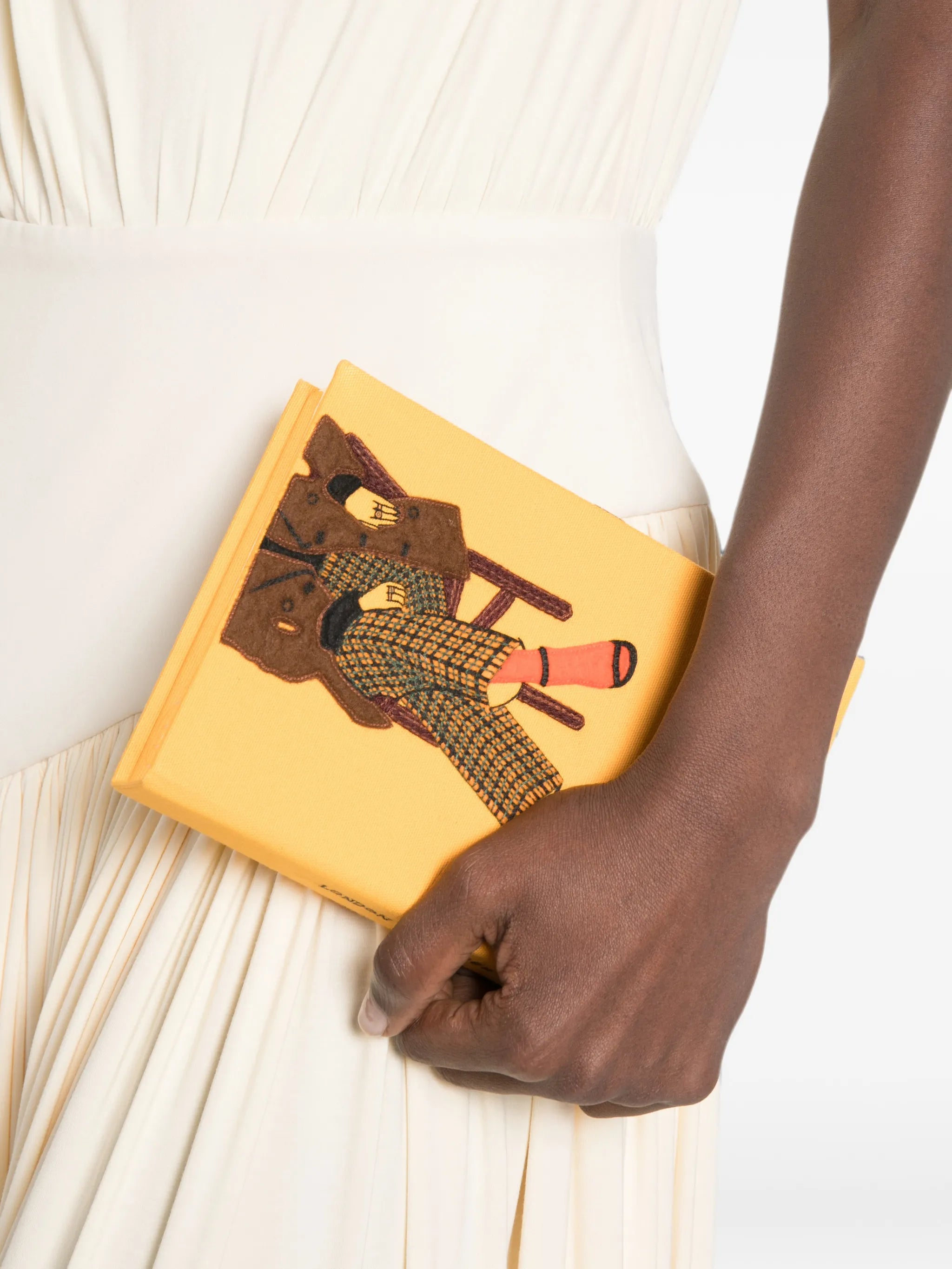 London Style Week book clutch bag