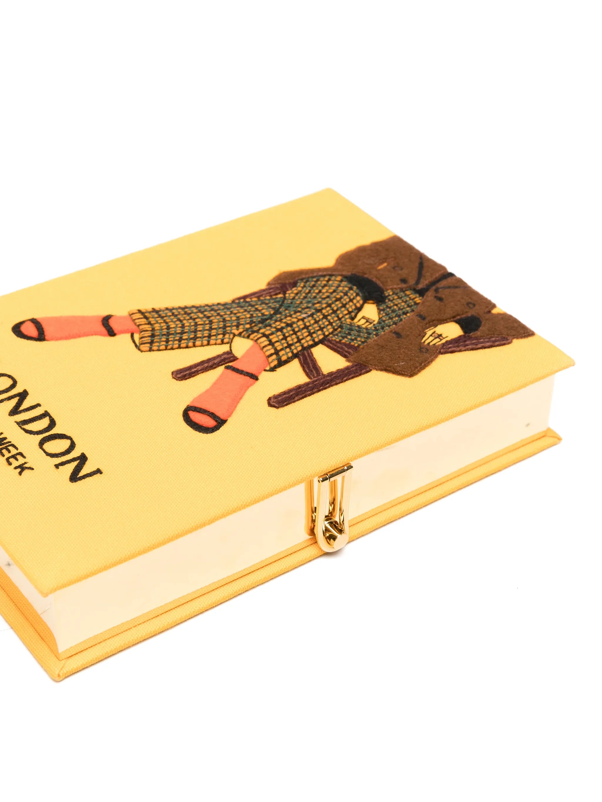 London Style Week book clutch bag