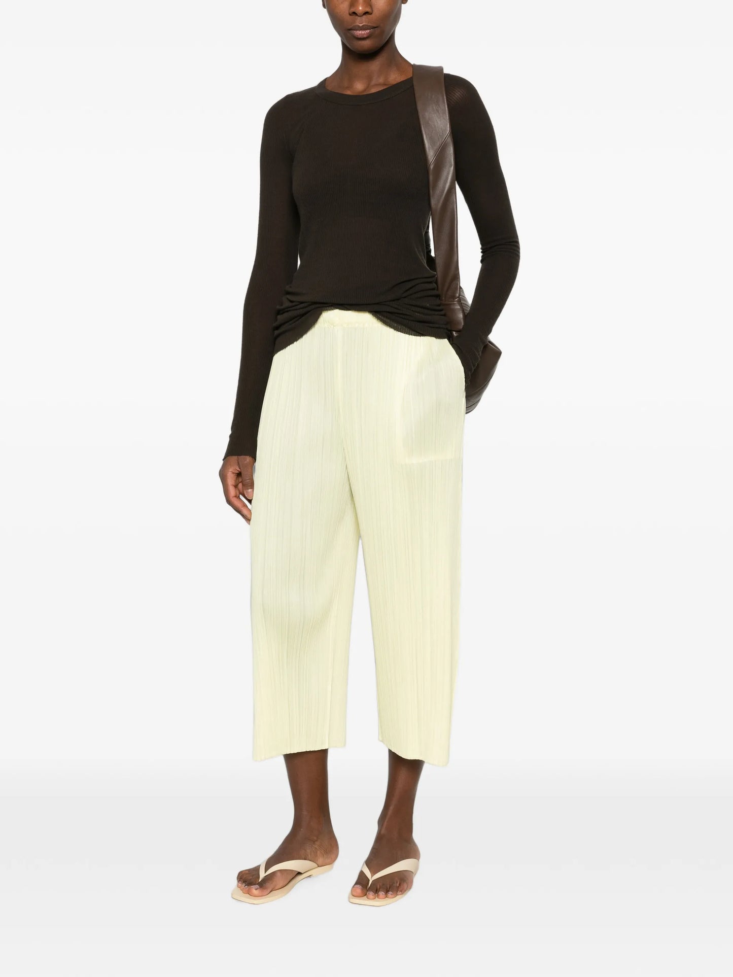 Monthly Colors pleated trousers