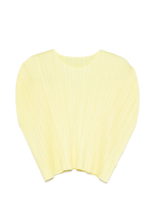 Monthly Colors July pleated shirt