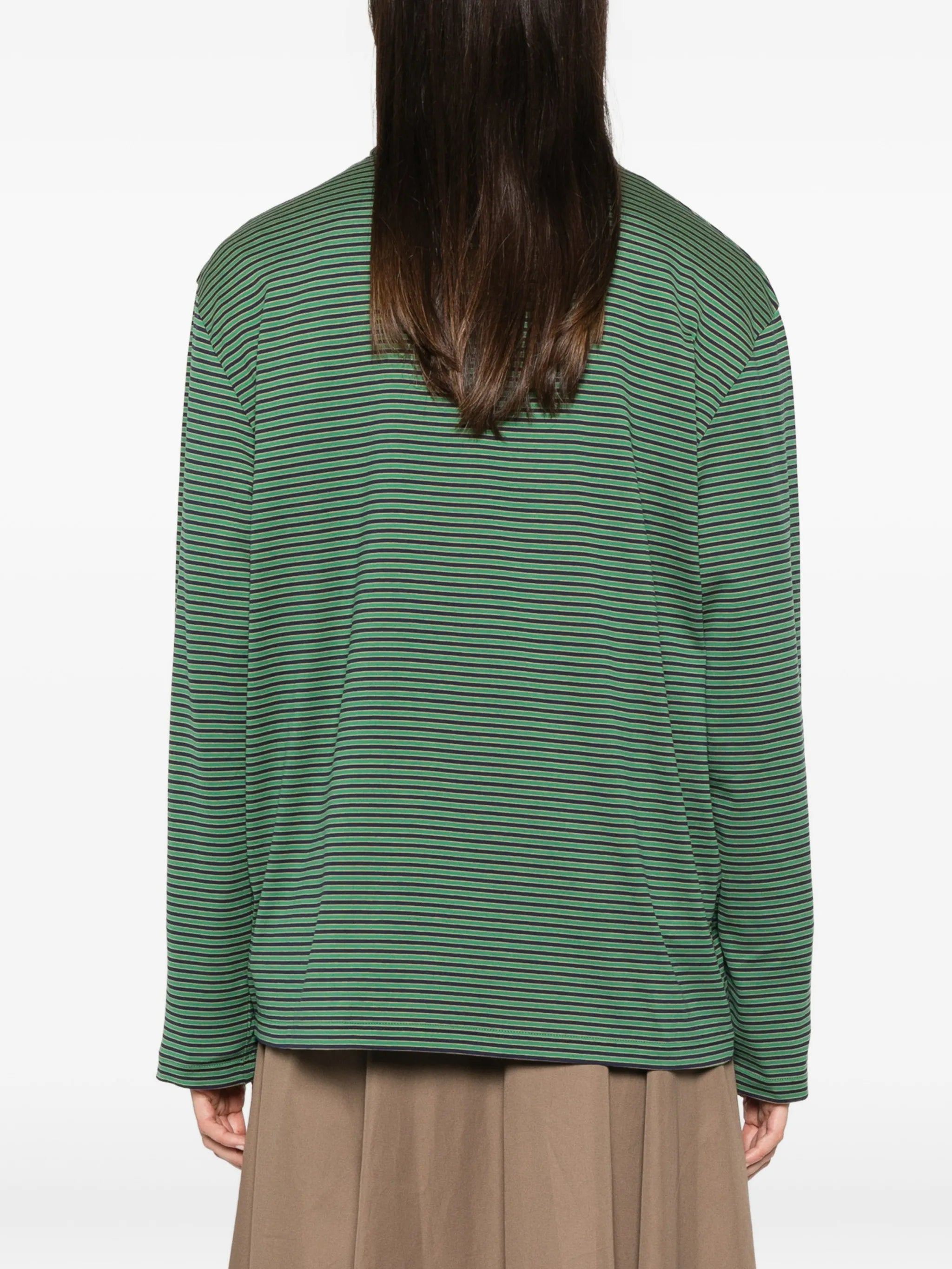 striped long-sleeve T-shirt