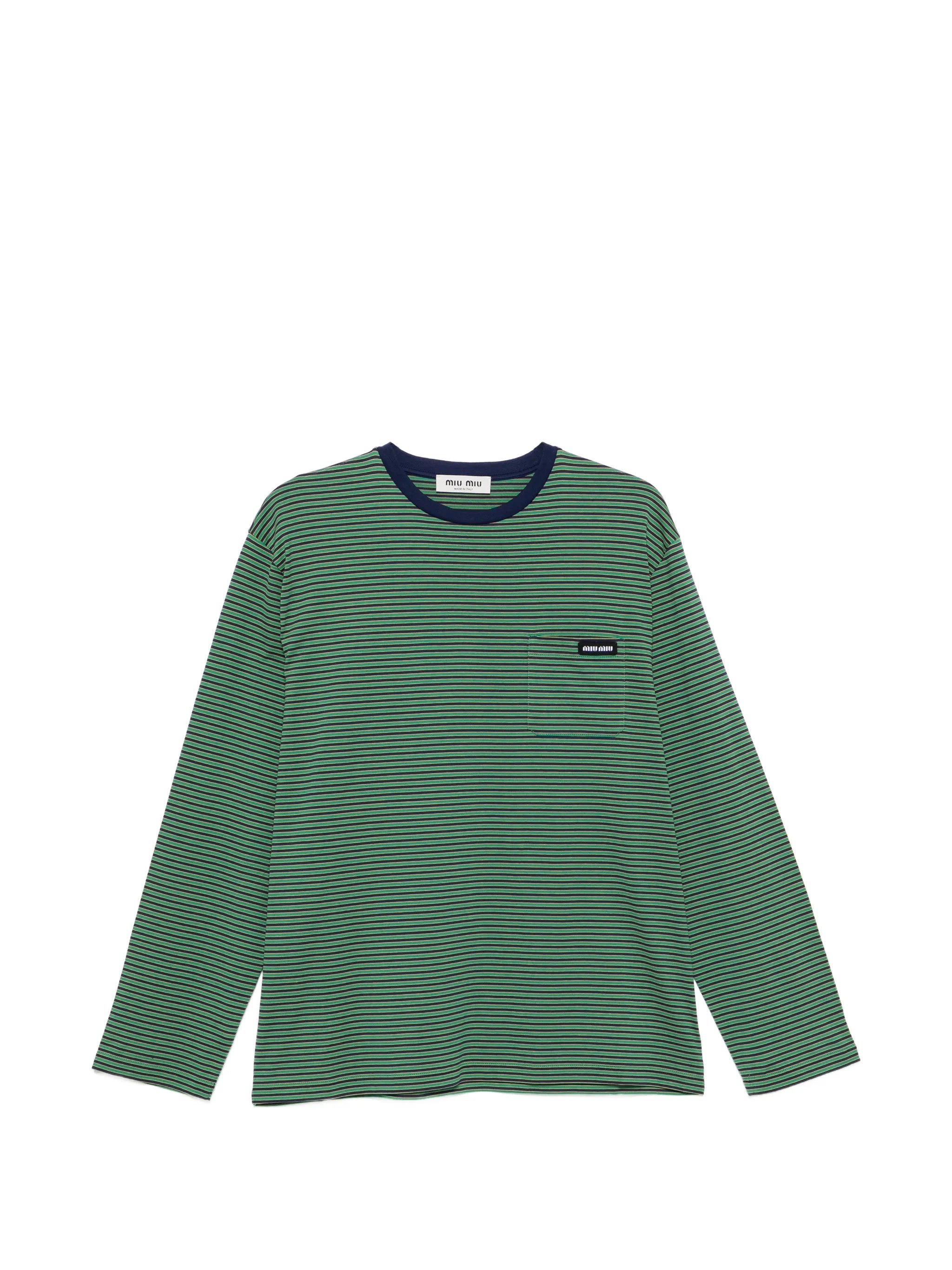 striped long-sleeve T-shirt