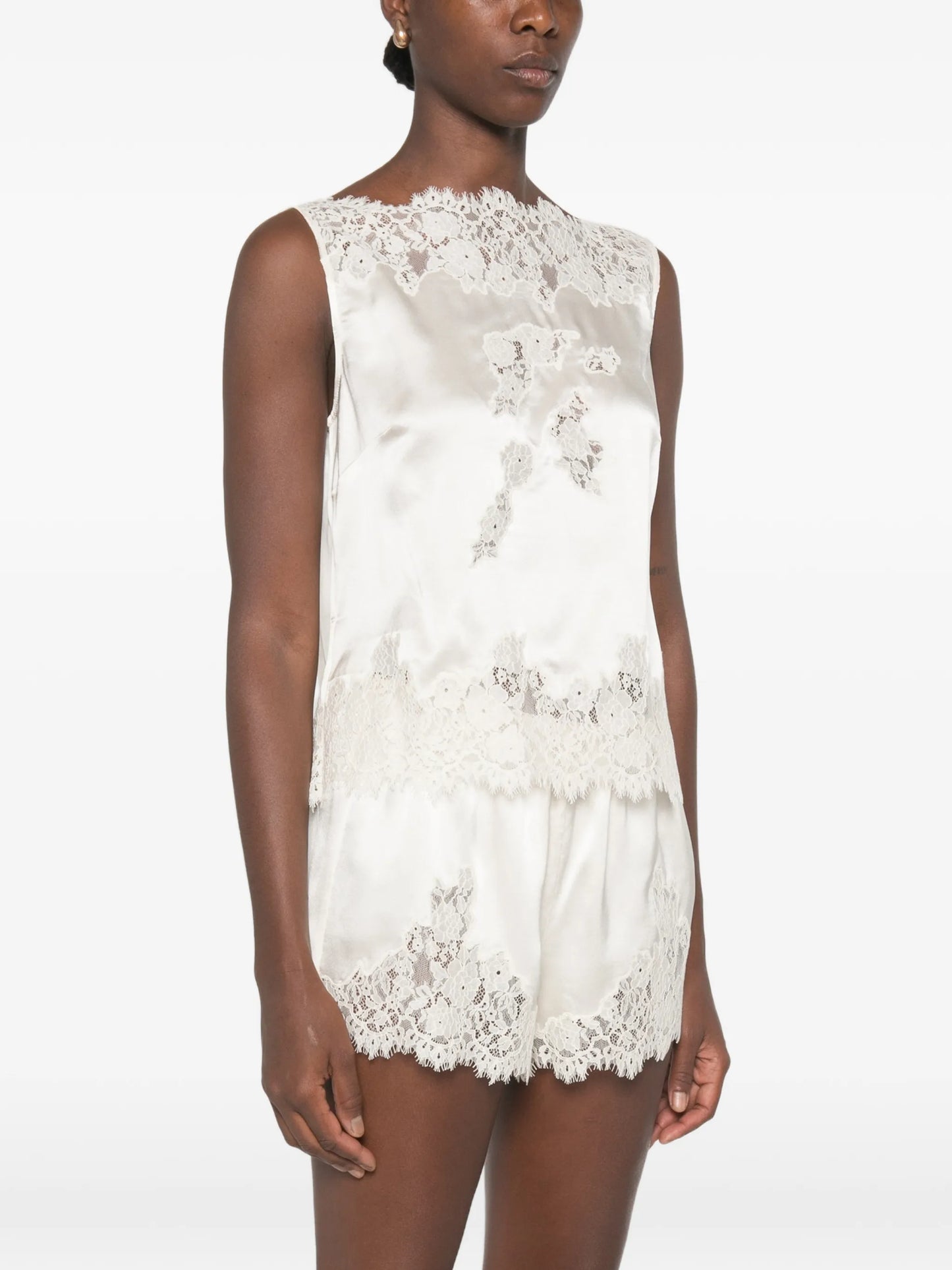 Viviane lace-trim top
