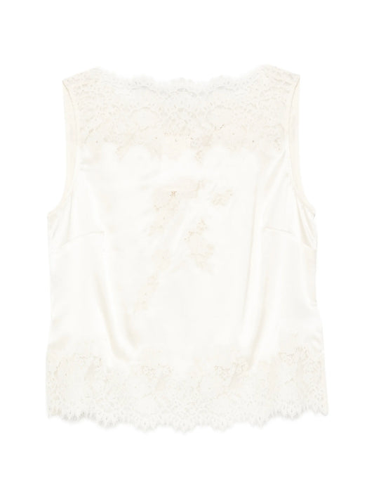 Viviane lace-trim top
