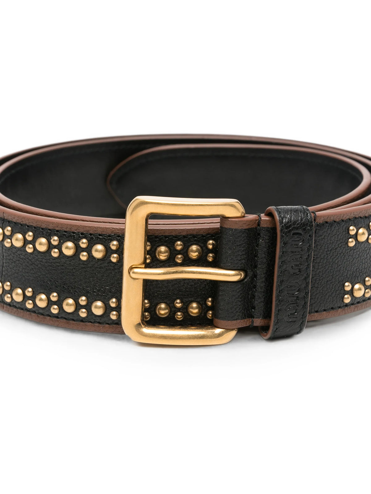 studded leather belt