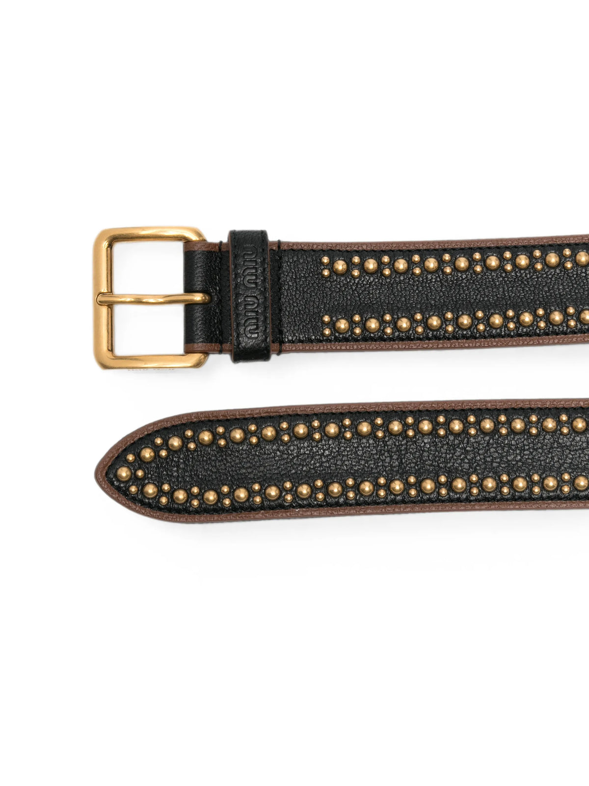 studded leather belt