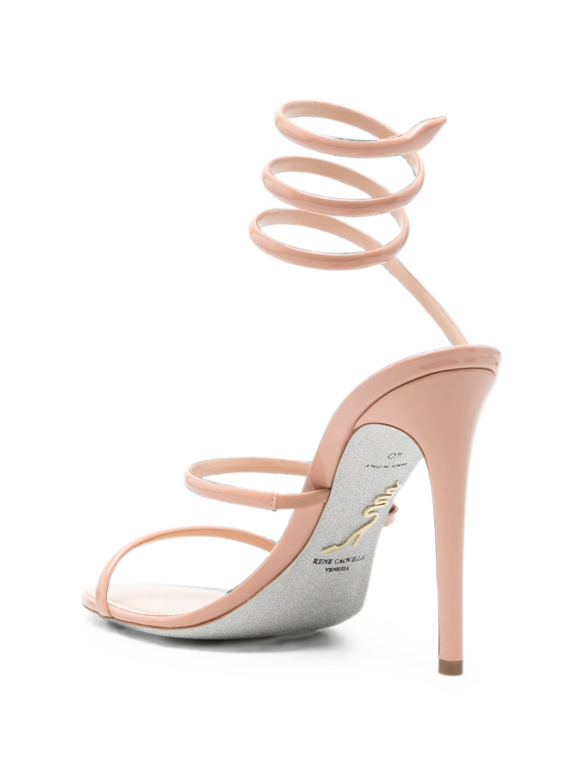 Cleo patent-leather sandals