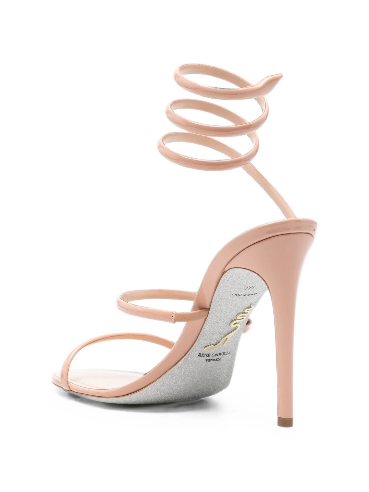 Cleo patent-leather sandals