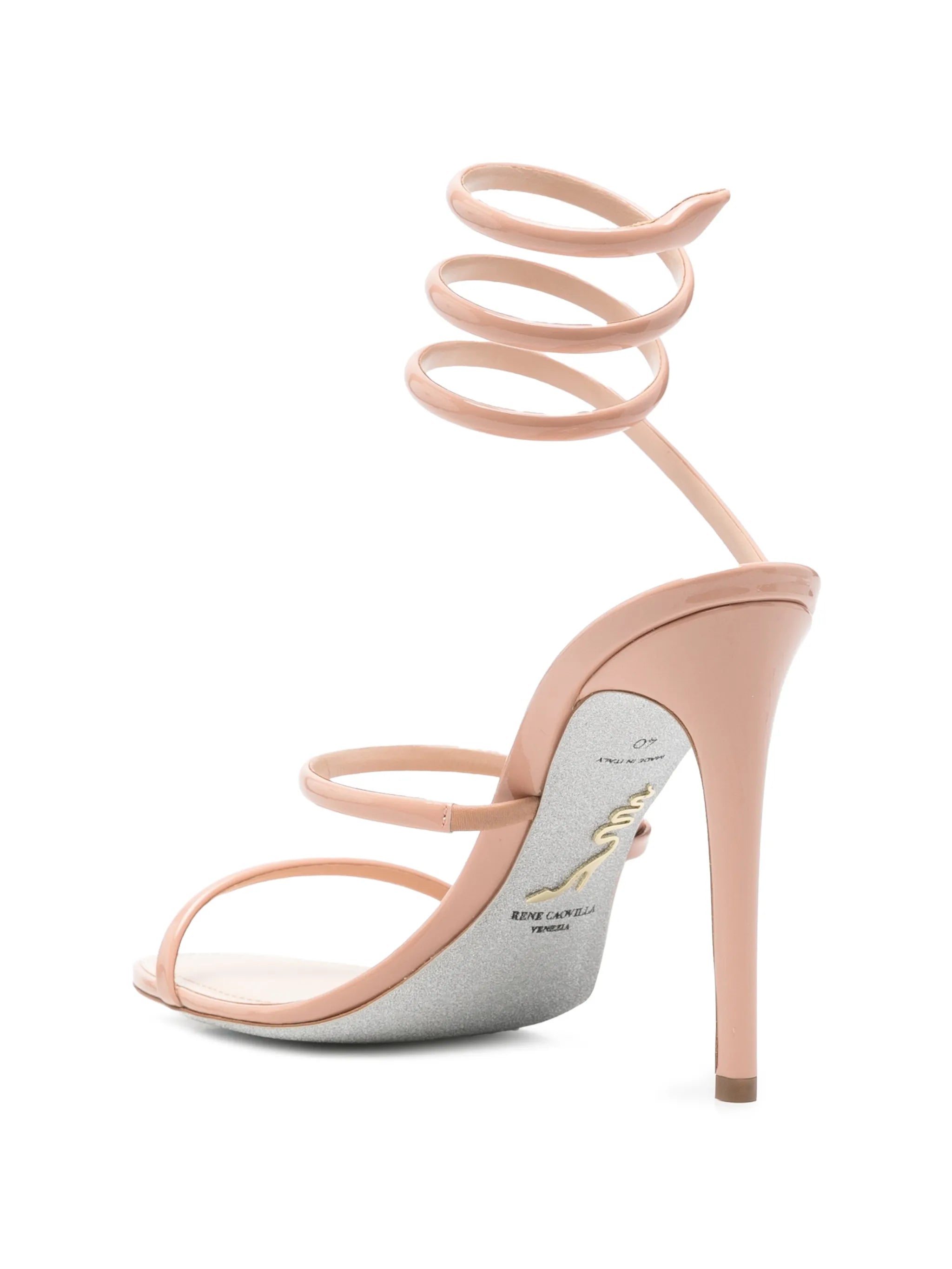 Cleo patent-leather sandals