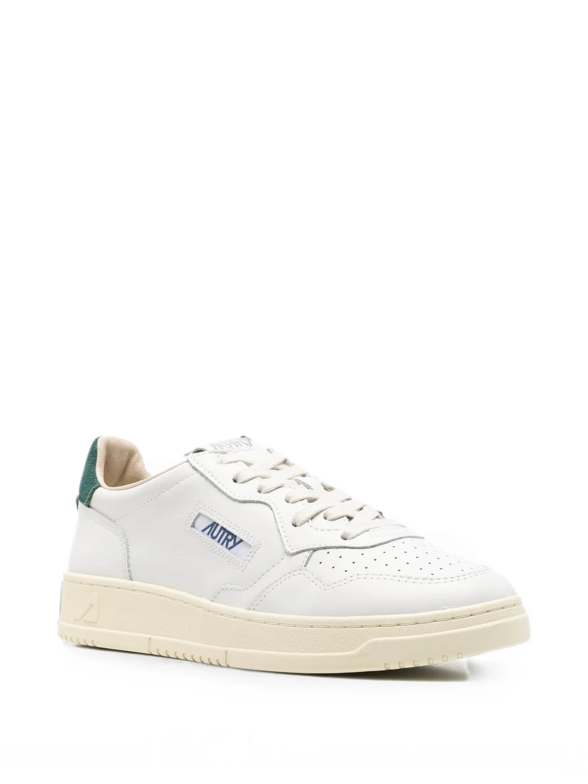 Medalist low sneakers in leather and suede