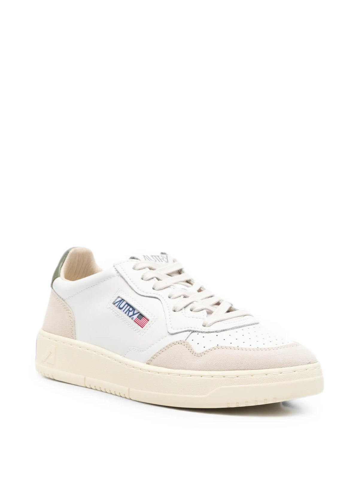 Medalist suede-panel sneakers