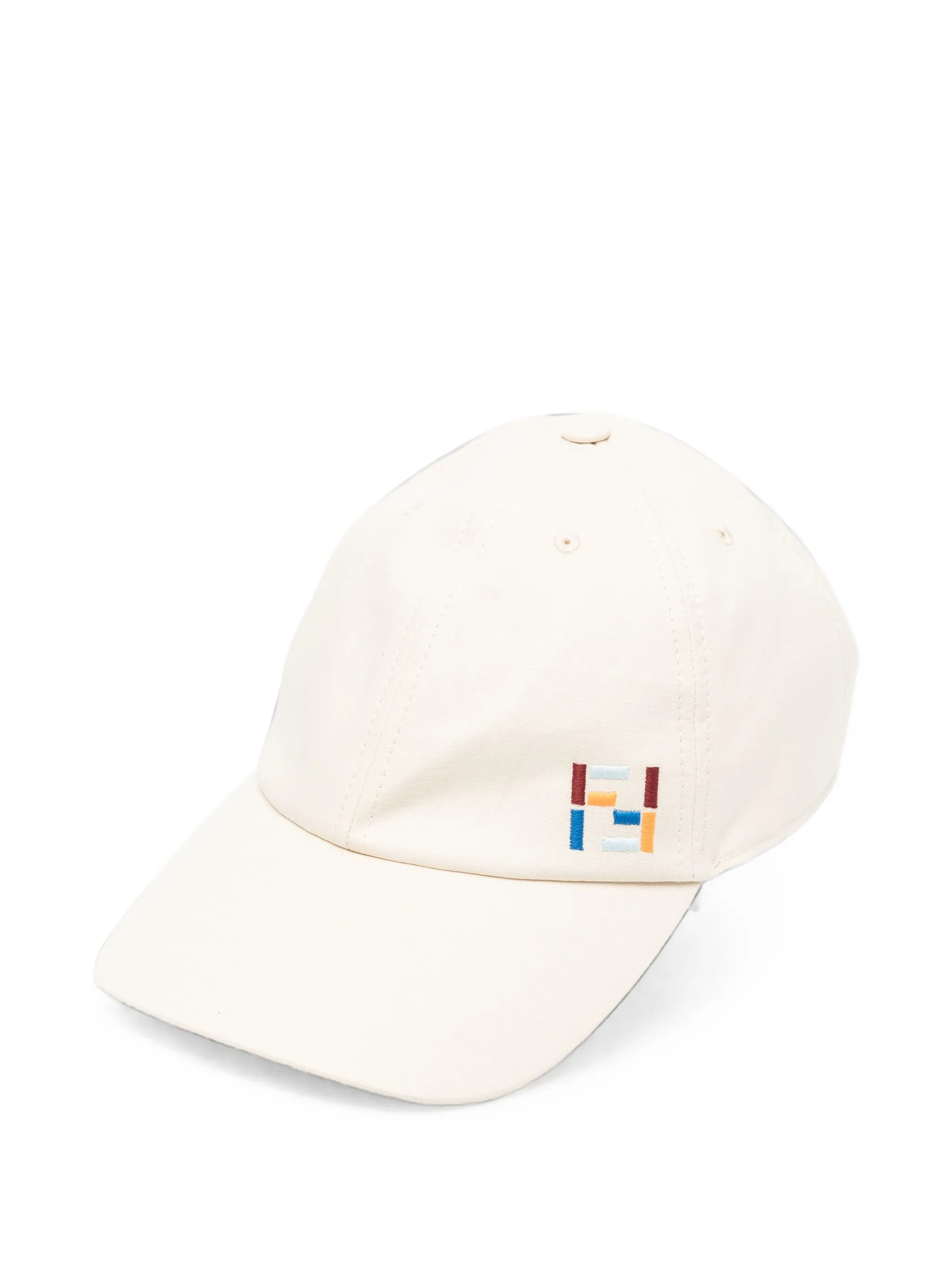 logo-embroidered baseball cap