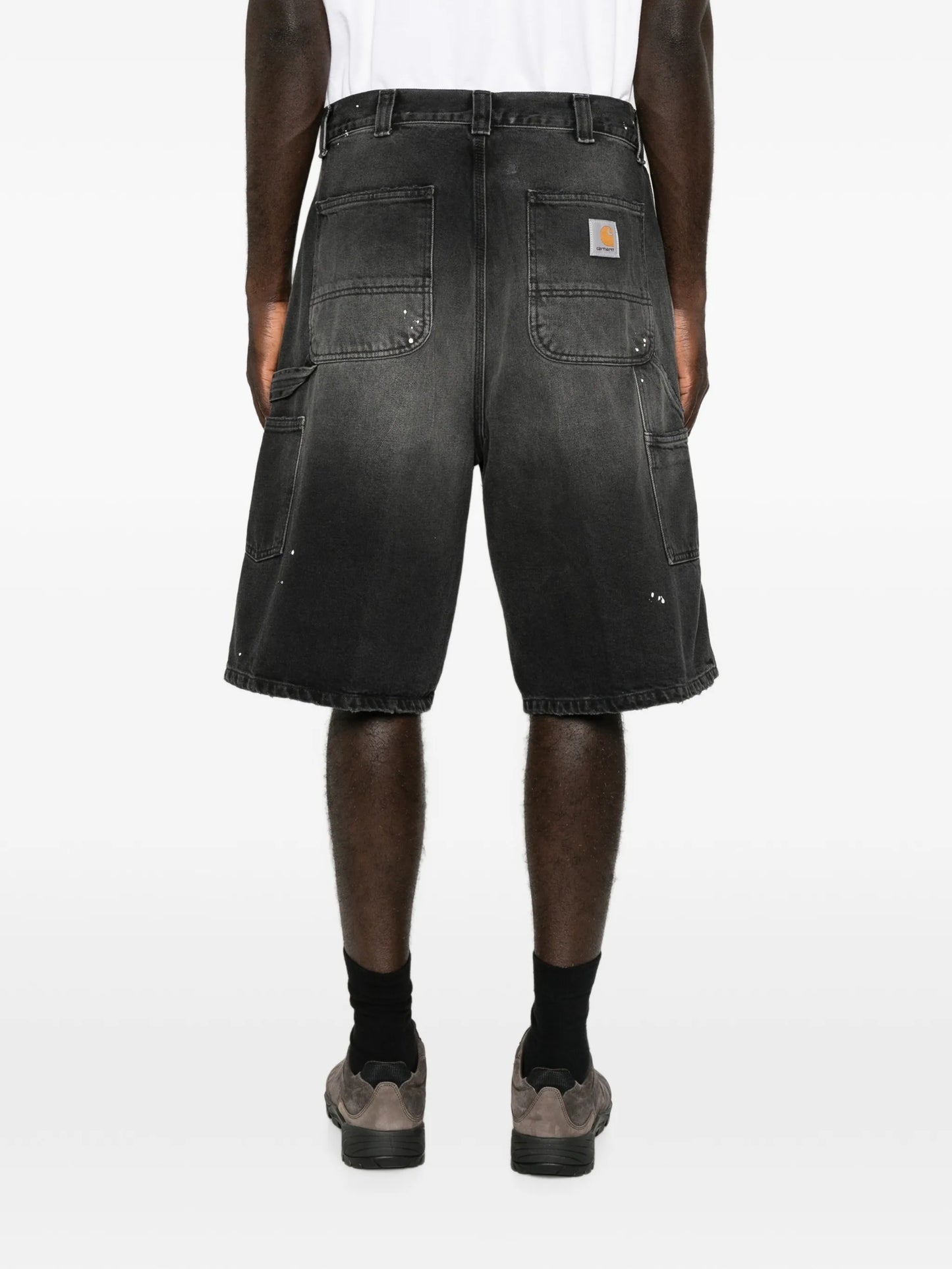OG Single Knee paint-splatter shorts