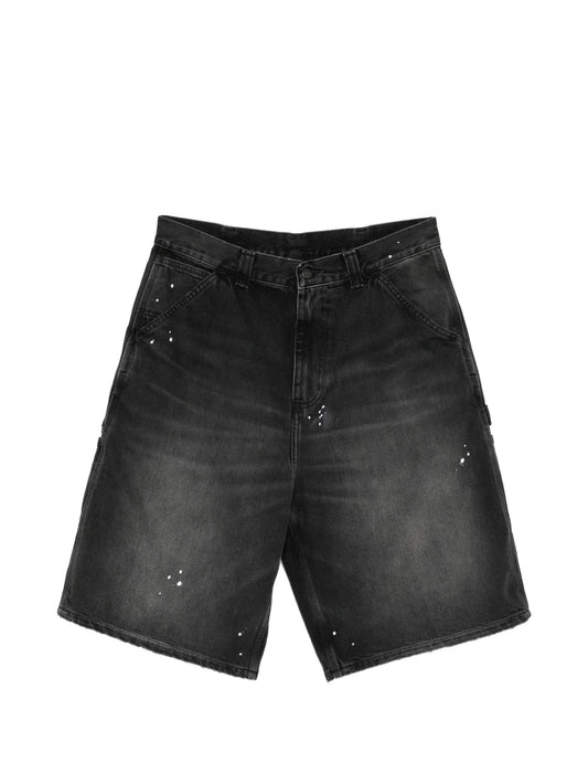 OG Single Knee paint-splatter shorts