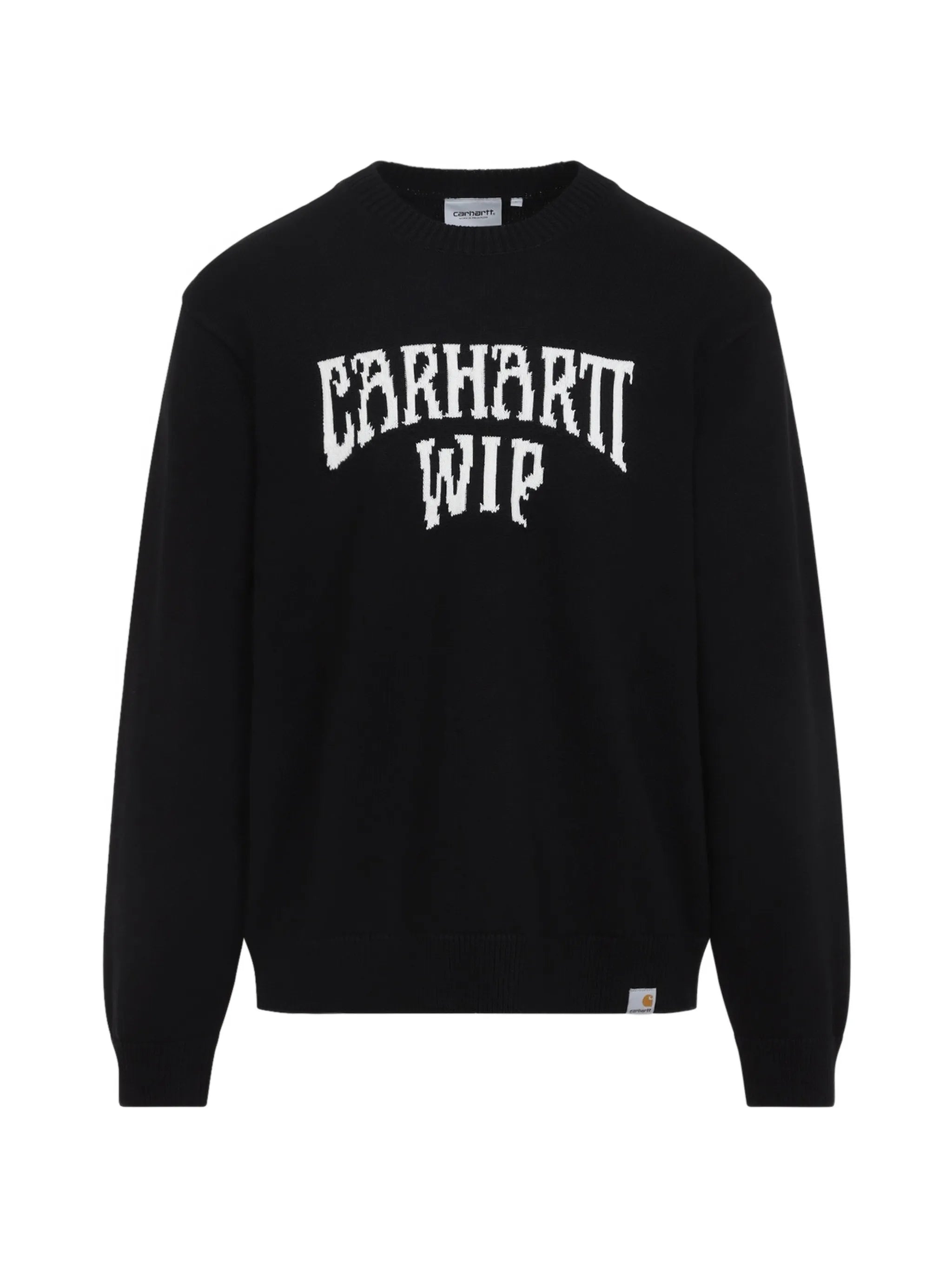 Deck logo-intarsia sweater