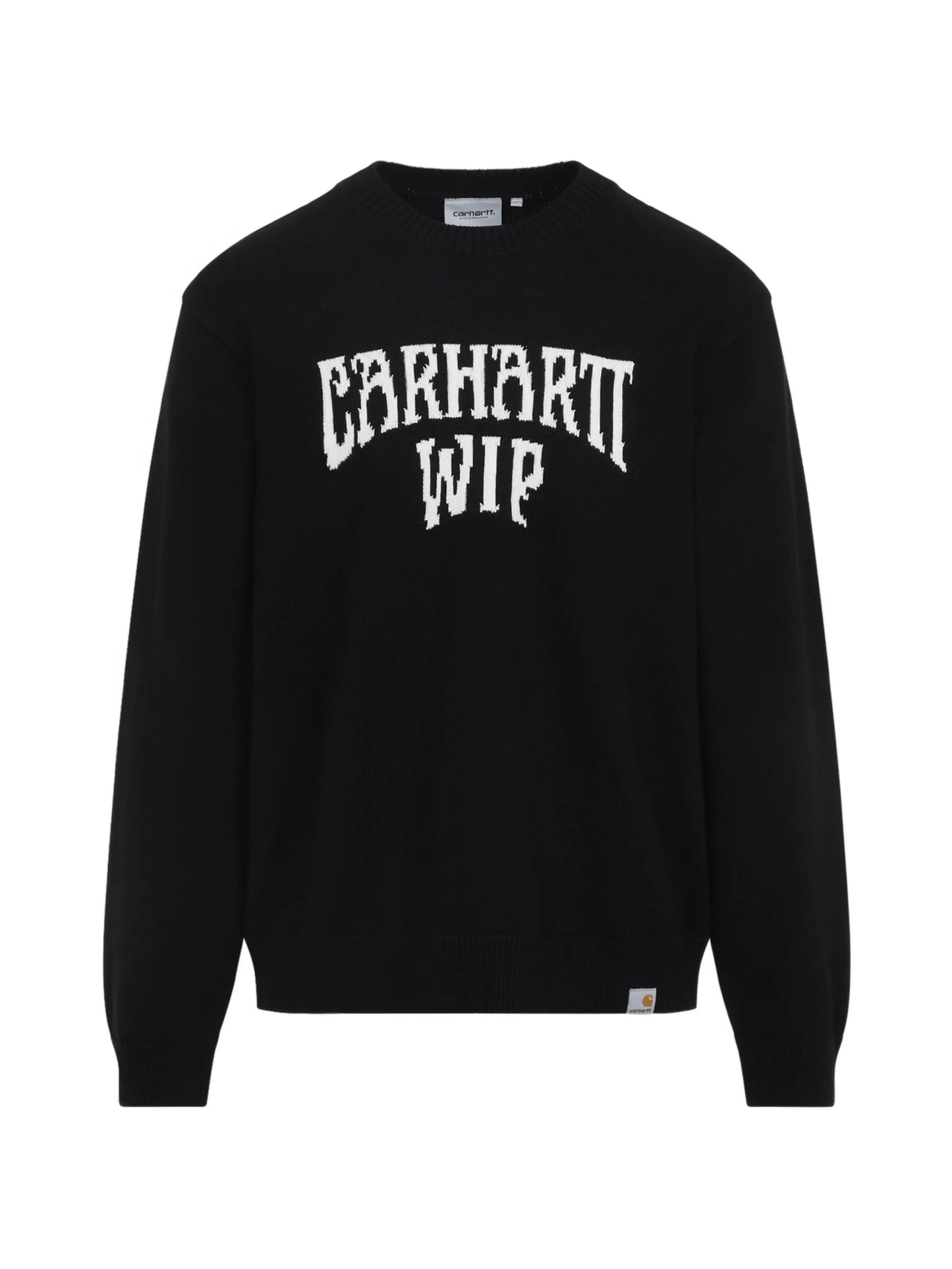 Deck logo-intarsia sweater
