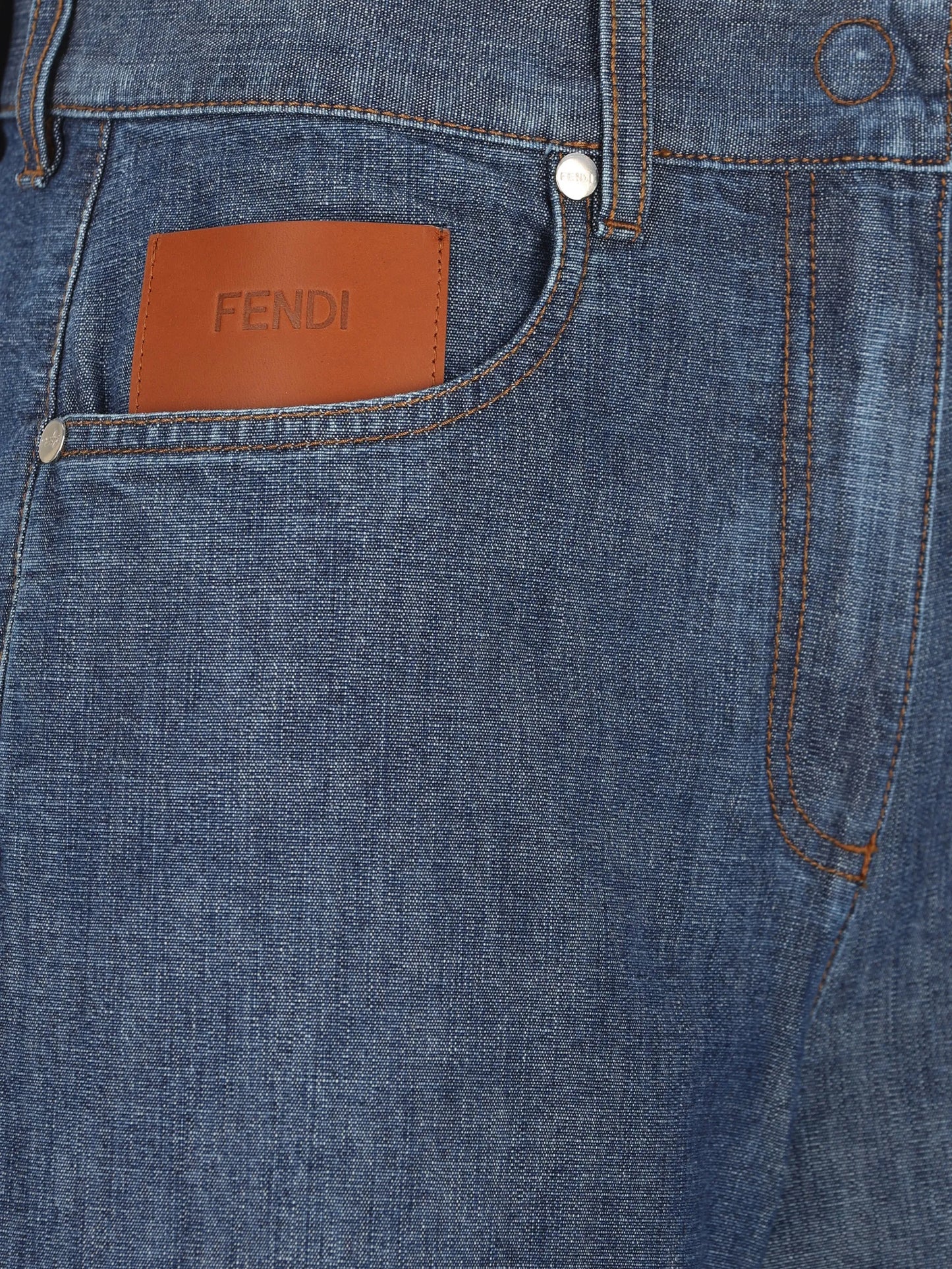 logo-patch wide-leg trousers