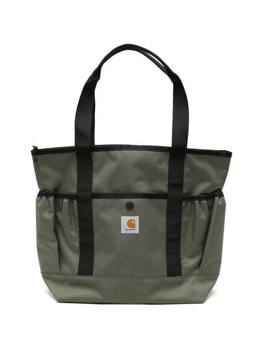 Clapton logo-patch tote bag