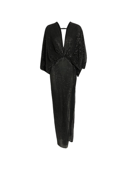 Paradiso pleated maxi dress