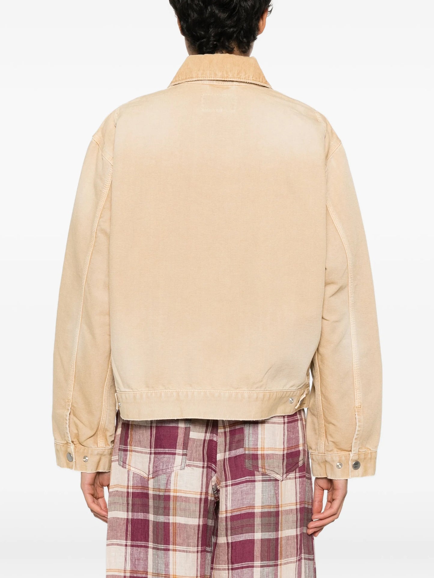 canvas zip-up jacket