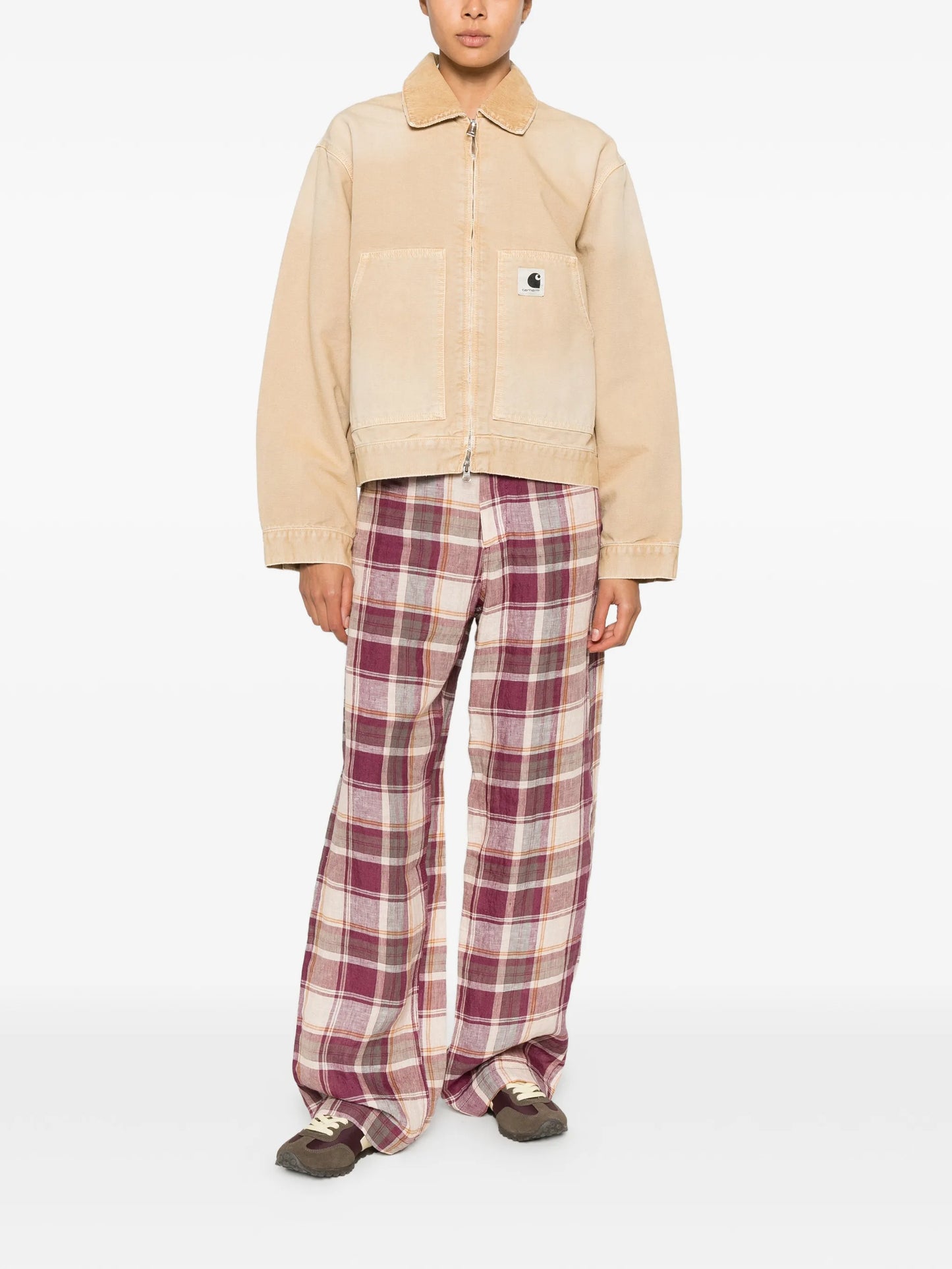 canvas zip-up jacket