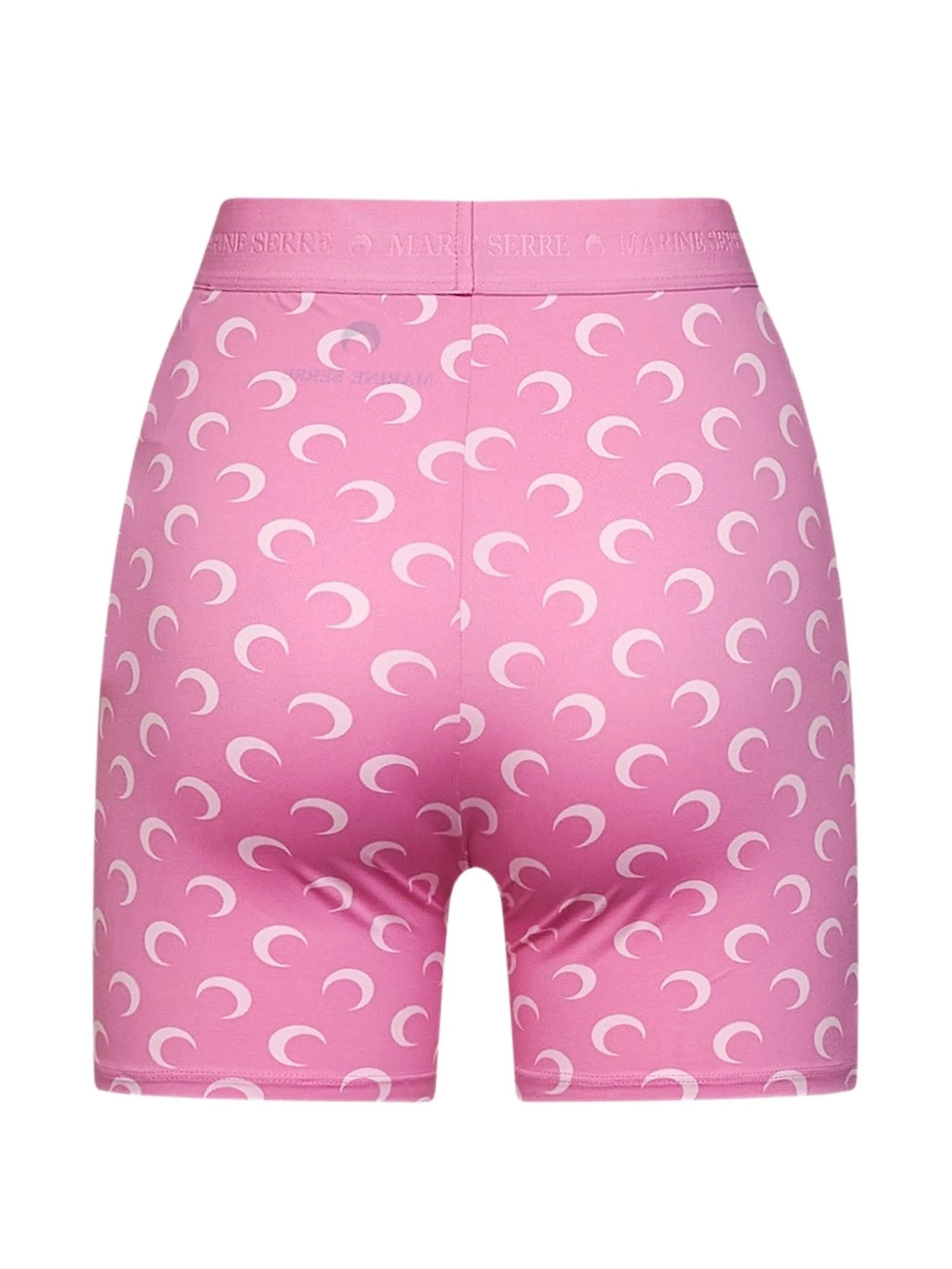 moon-print mini shorts