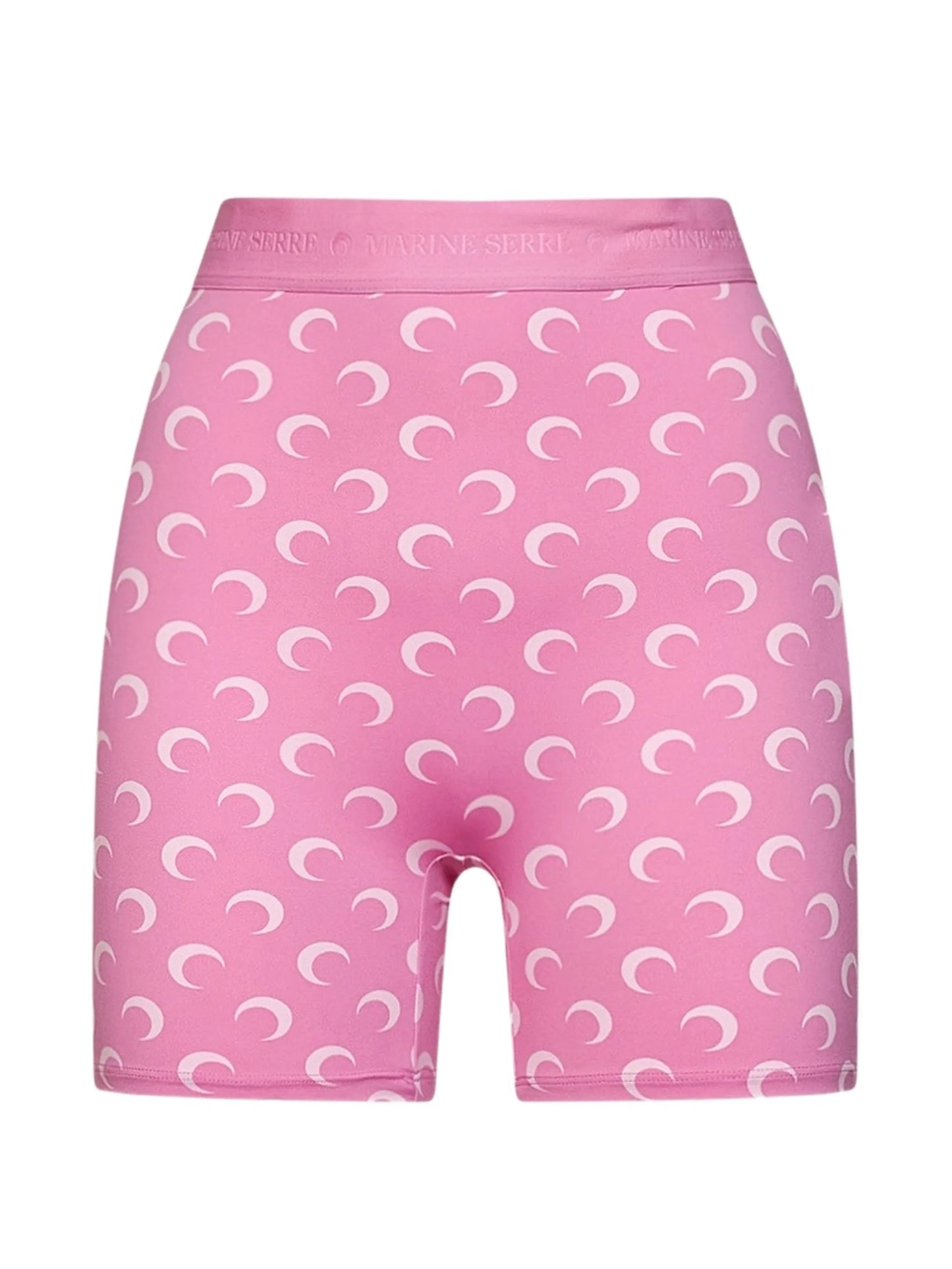 moon-print mini shorts