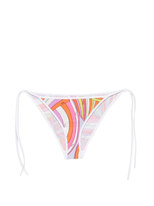 Iride print bikini bottom