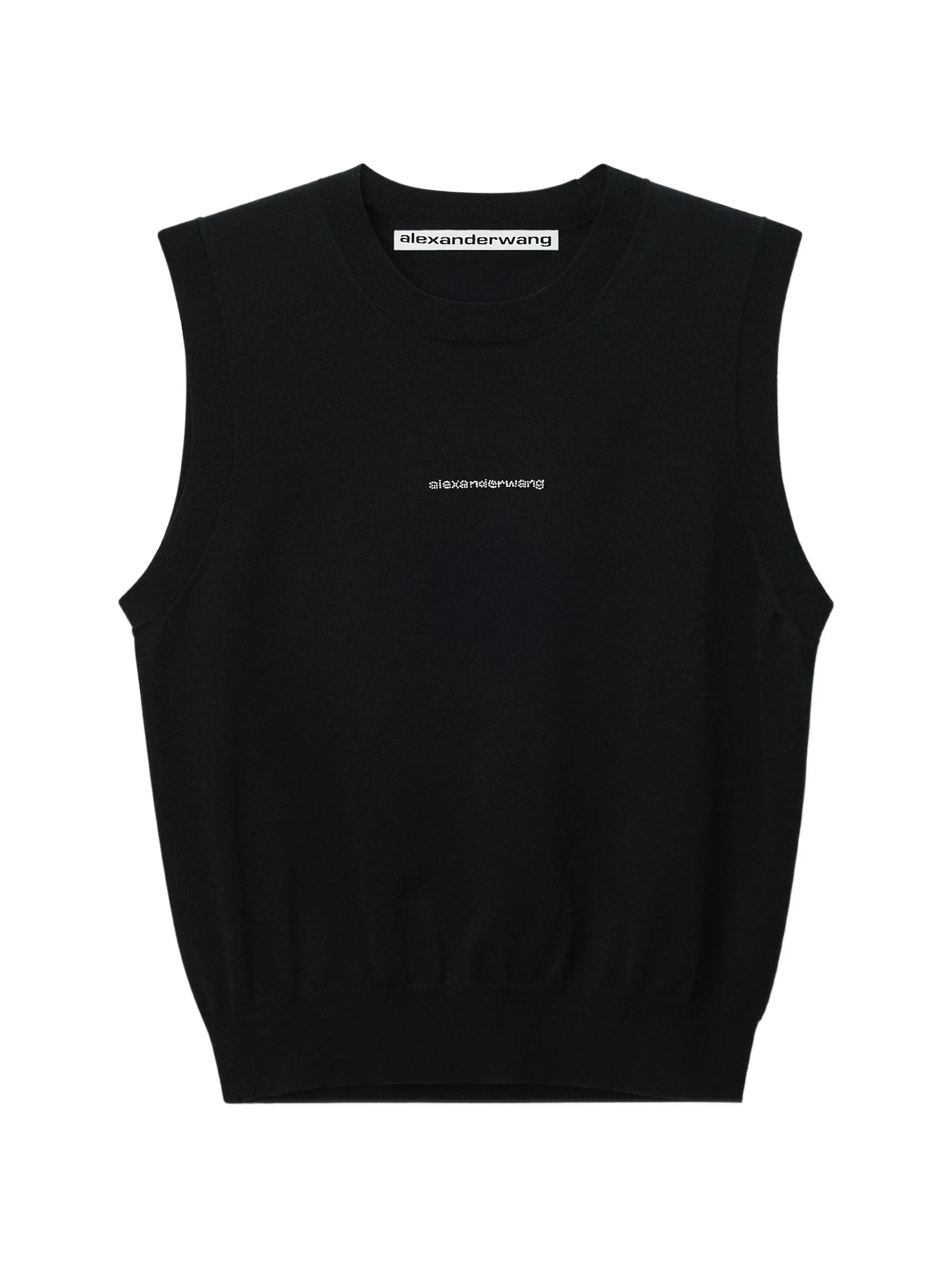 crystal hotfix logo tank
