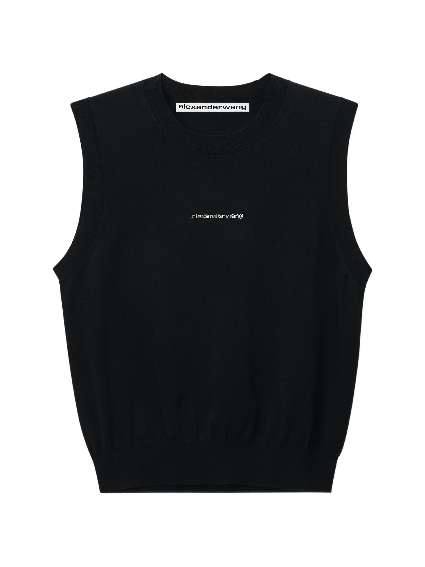 crystal hotfix logo tank