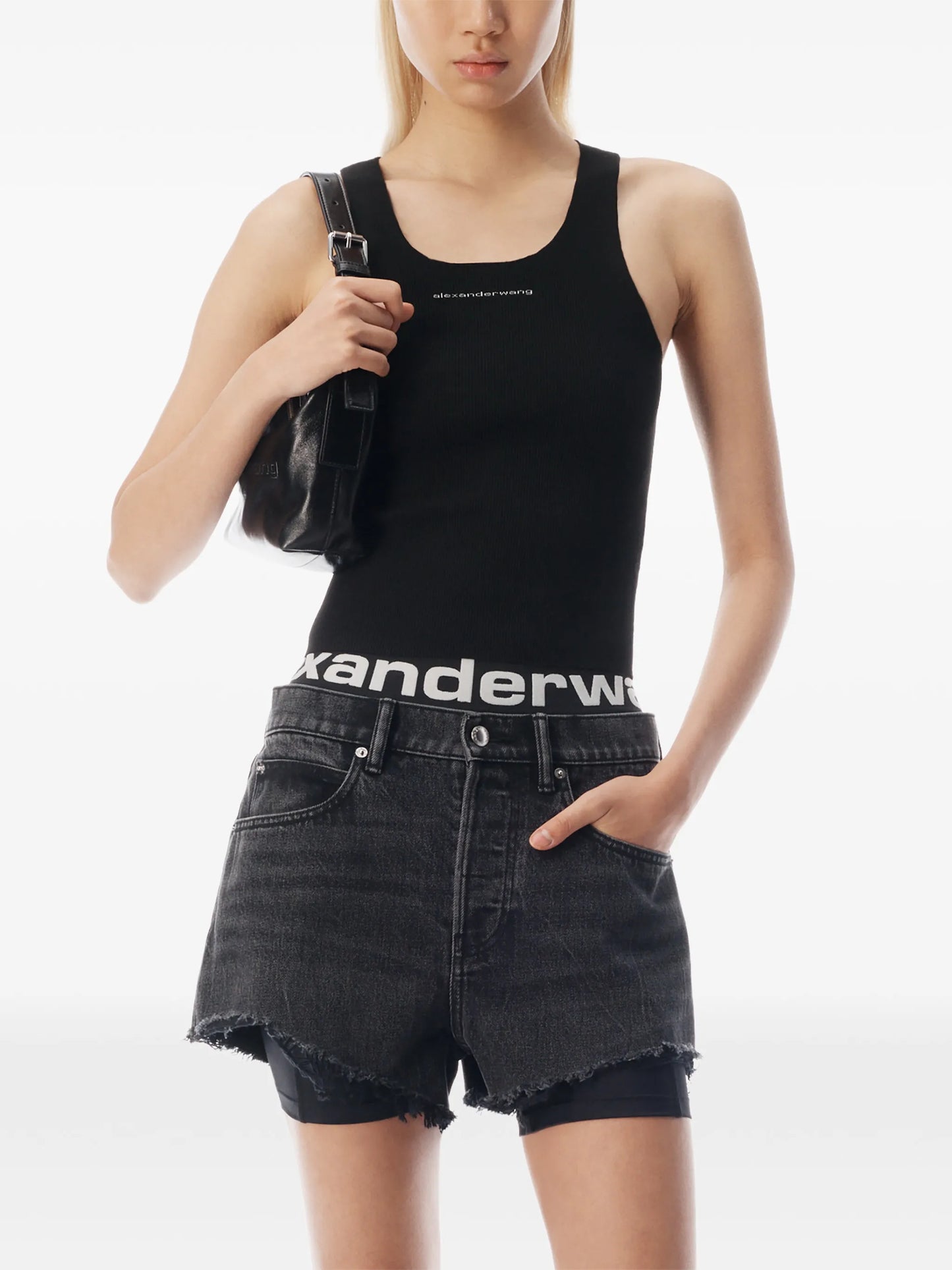 pre-styled relaxed logo bike short