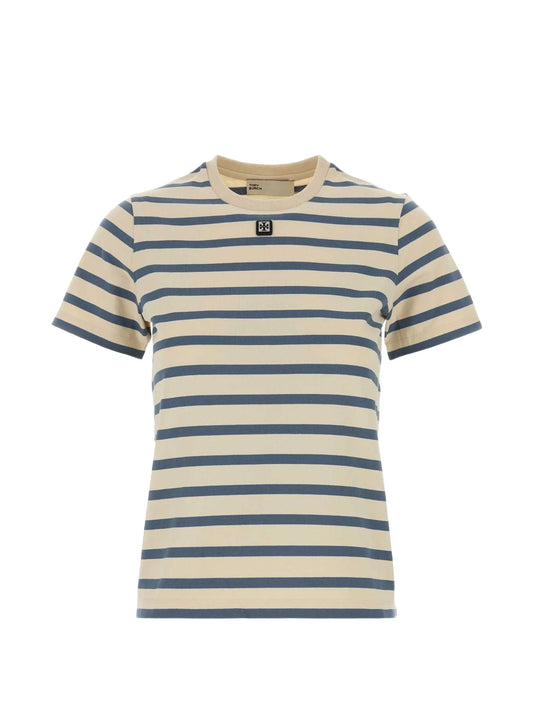 striped cotton T-shirt