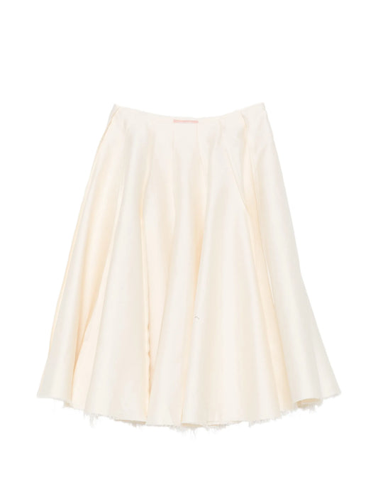 Dinner At Freds frayed midi skirt