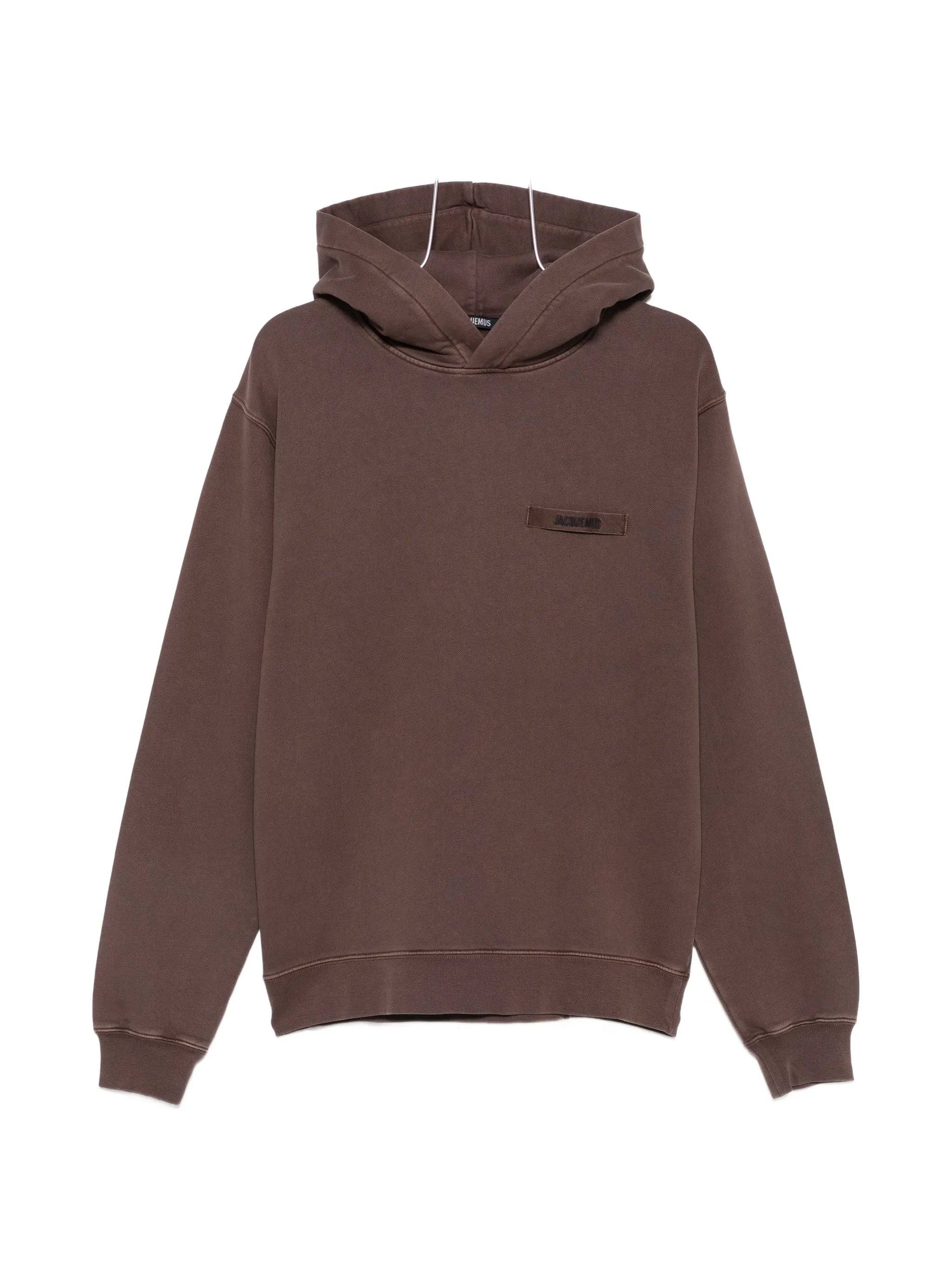 logo-patch hoodie