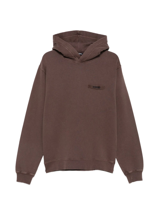 logo-patch hoodie