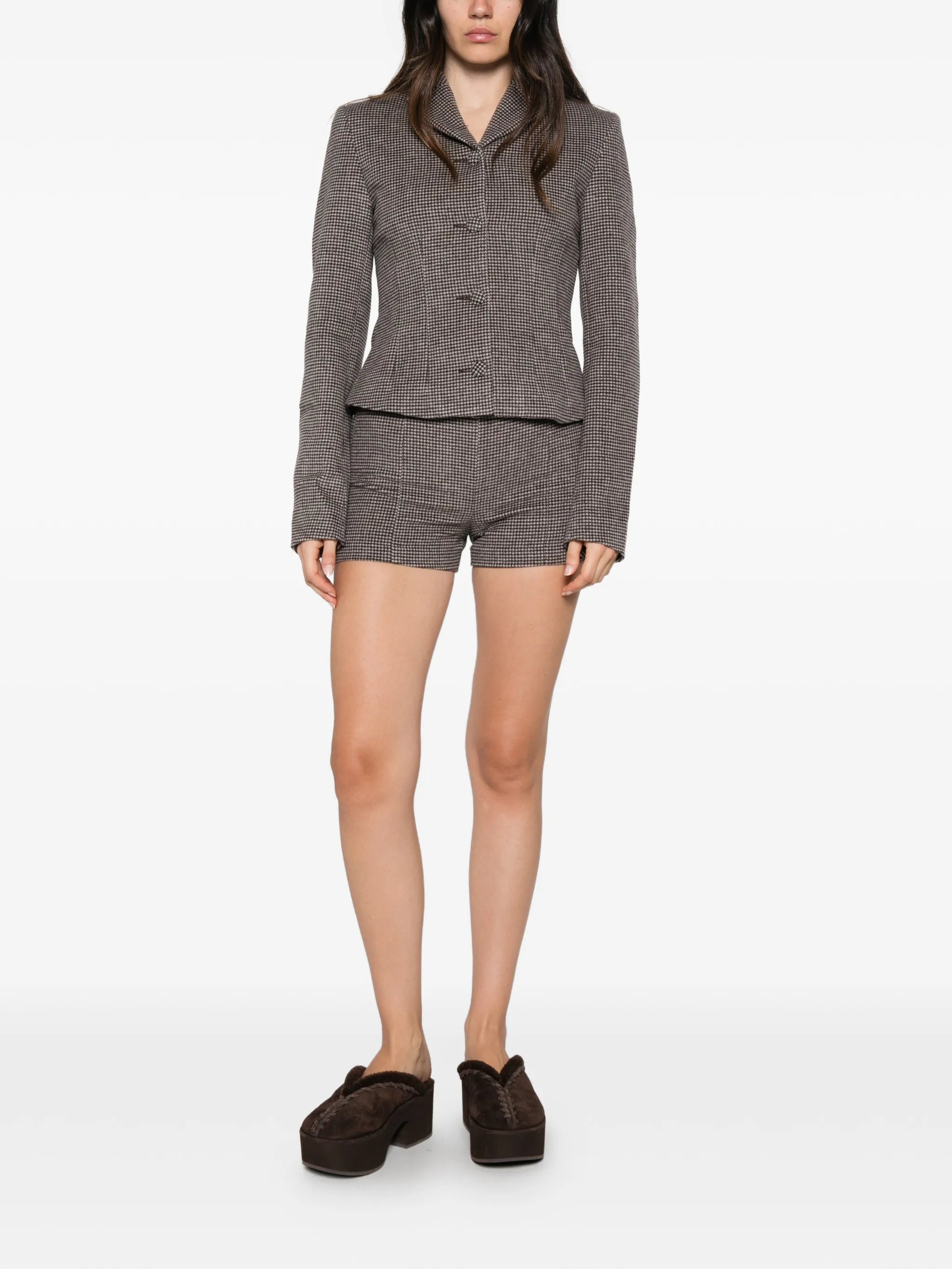 Straight Talker herringbone shorts
