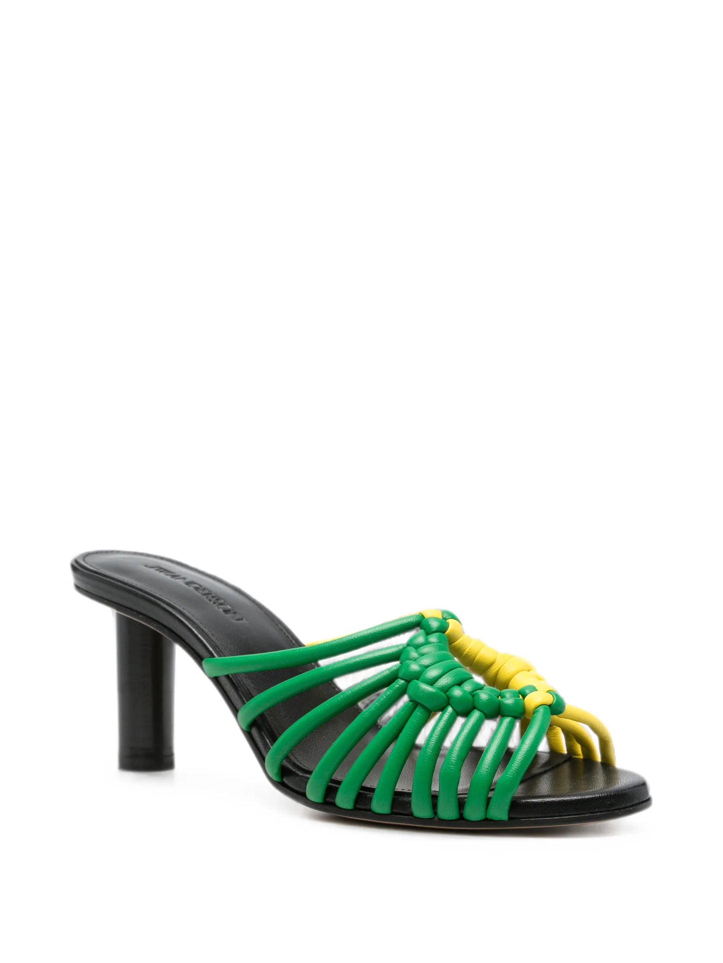 Plot leather heeled sandals