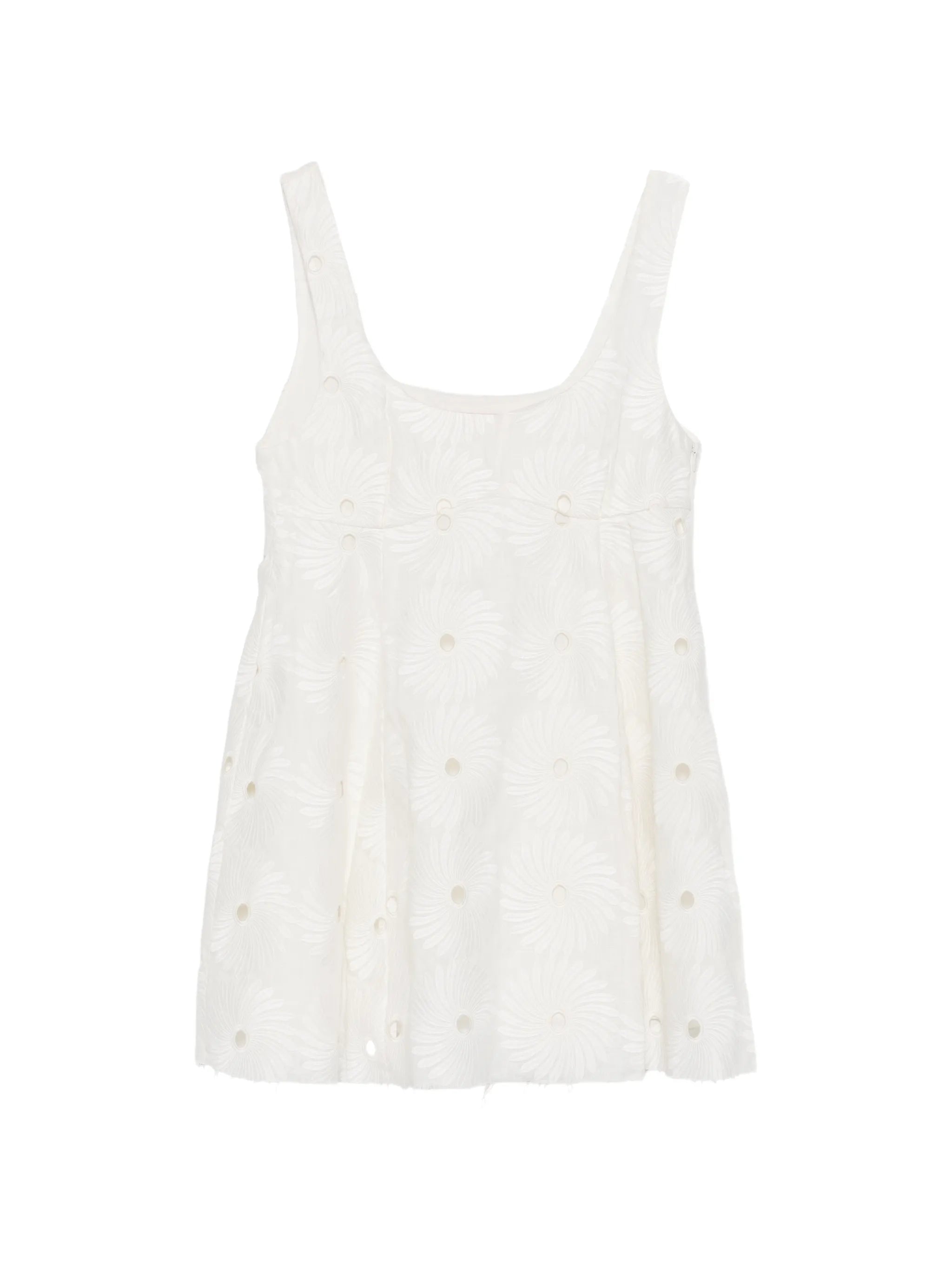 Dress tThat All Bad Boys Like 2.0 embroidered eyelet-detail mini dress