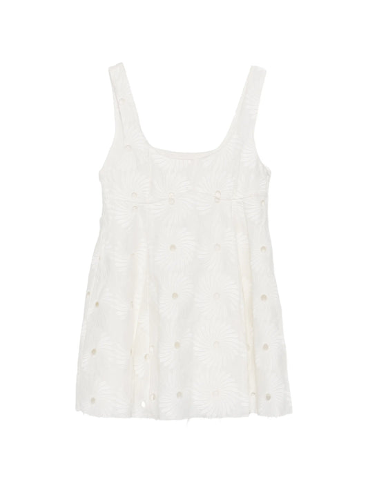 Dress tThat All Bad Boys Like 2.0 embroidered eyelet-detail mini dress