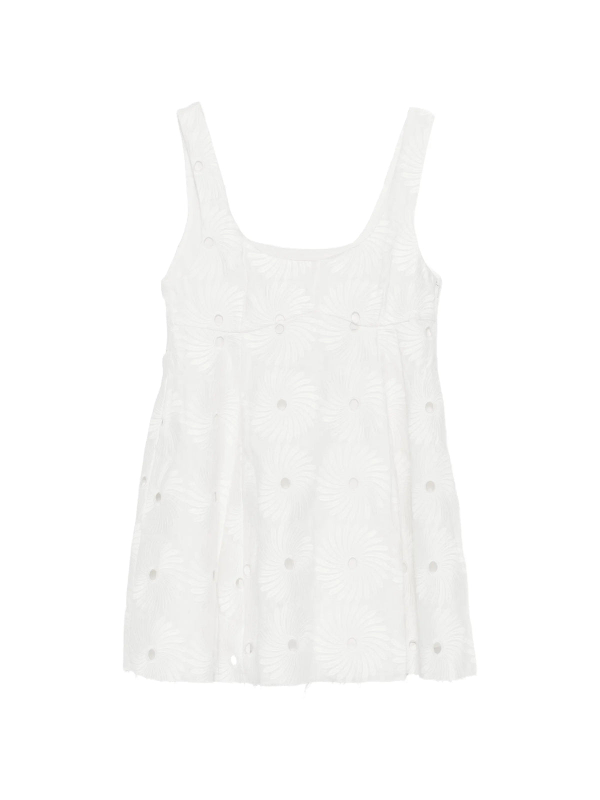 Dress That All Bad Boys Like 2.0 embroidered eyelet-detail mini dress