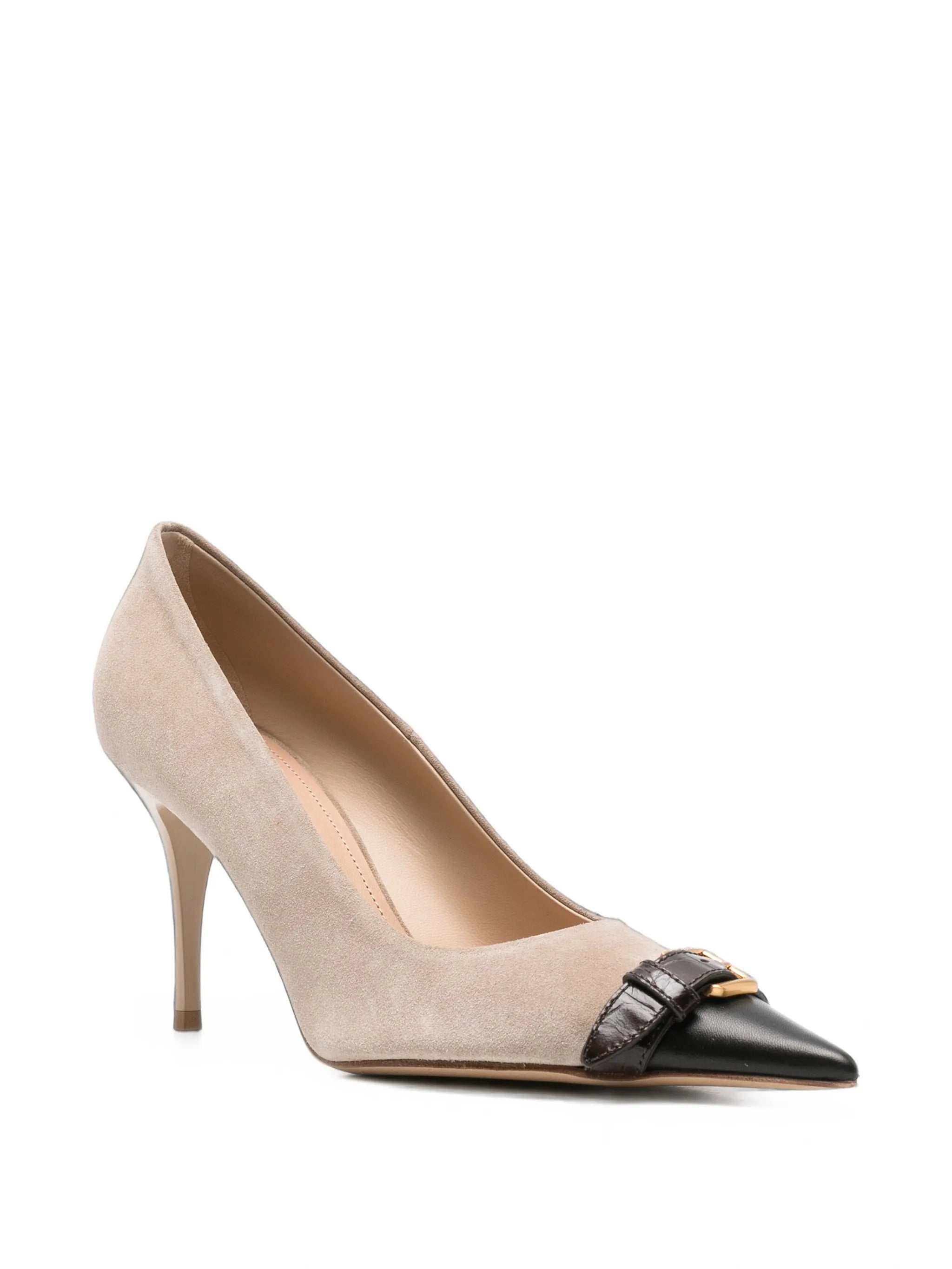 buckle-detail pumps