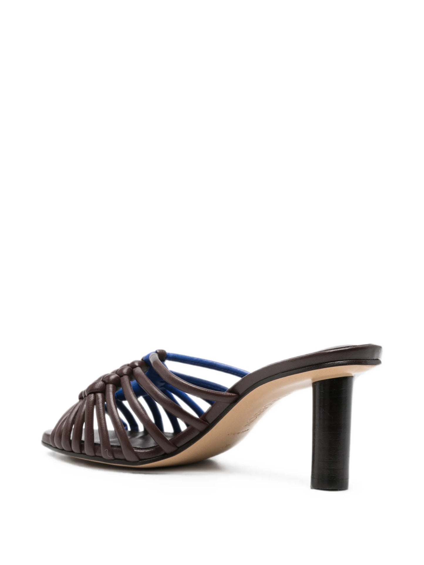 Plot leather heeled sandals